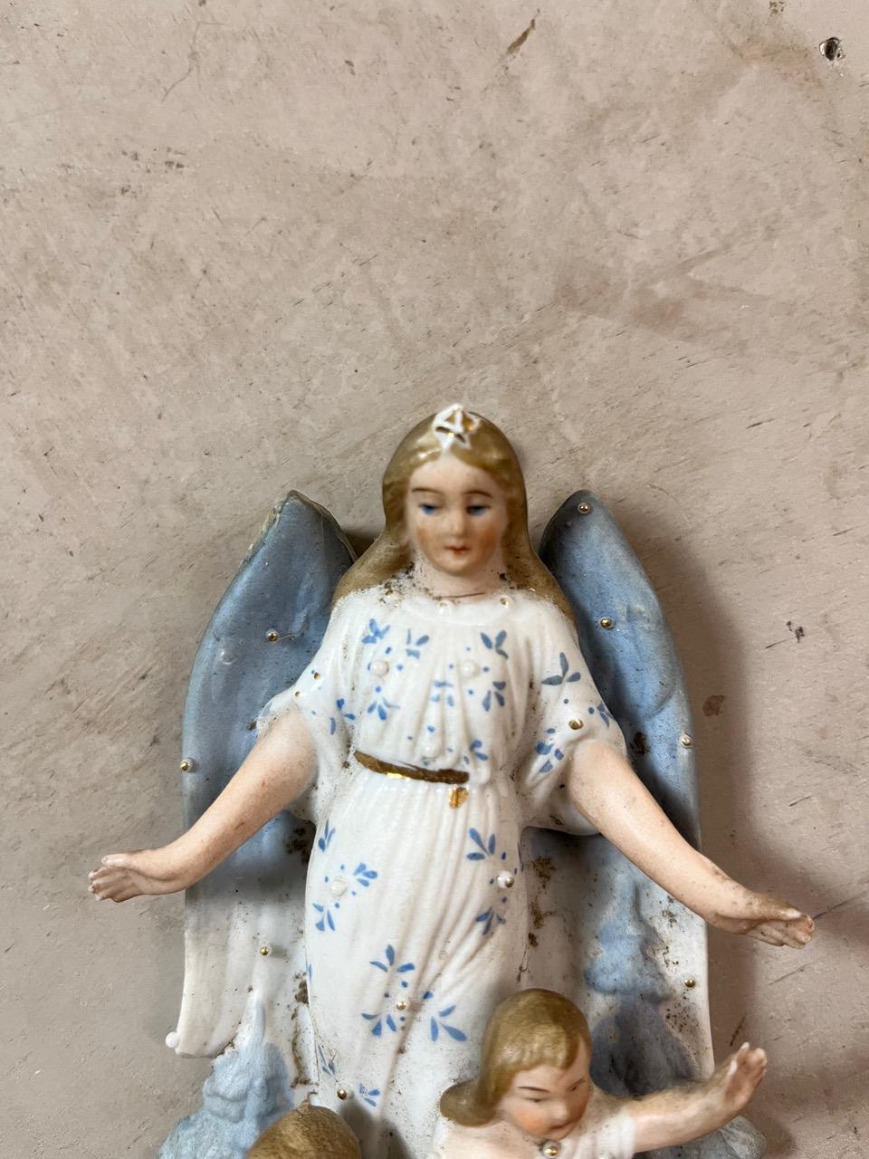 Poterie Fonts baptismaux en faïence française du début du 20e siècle, années 1900 en vente