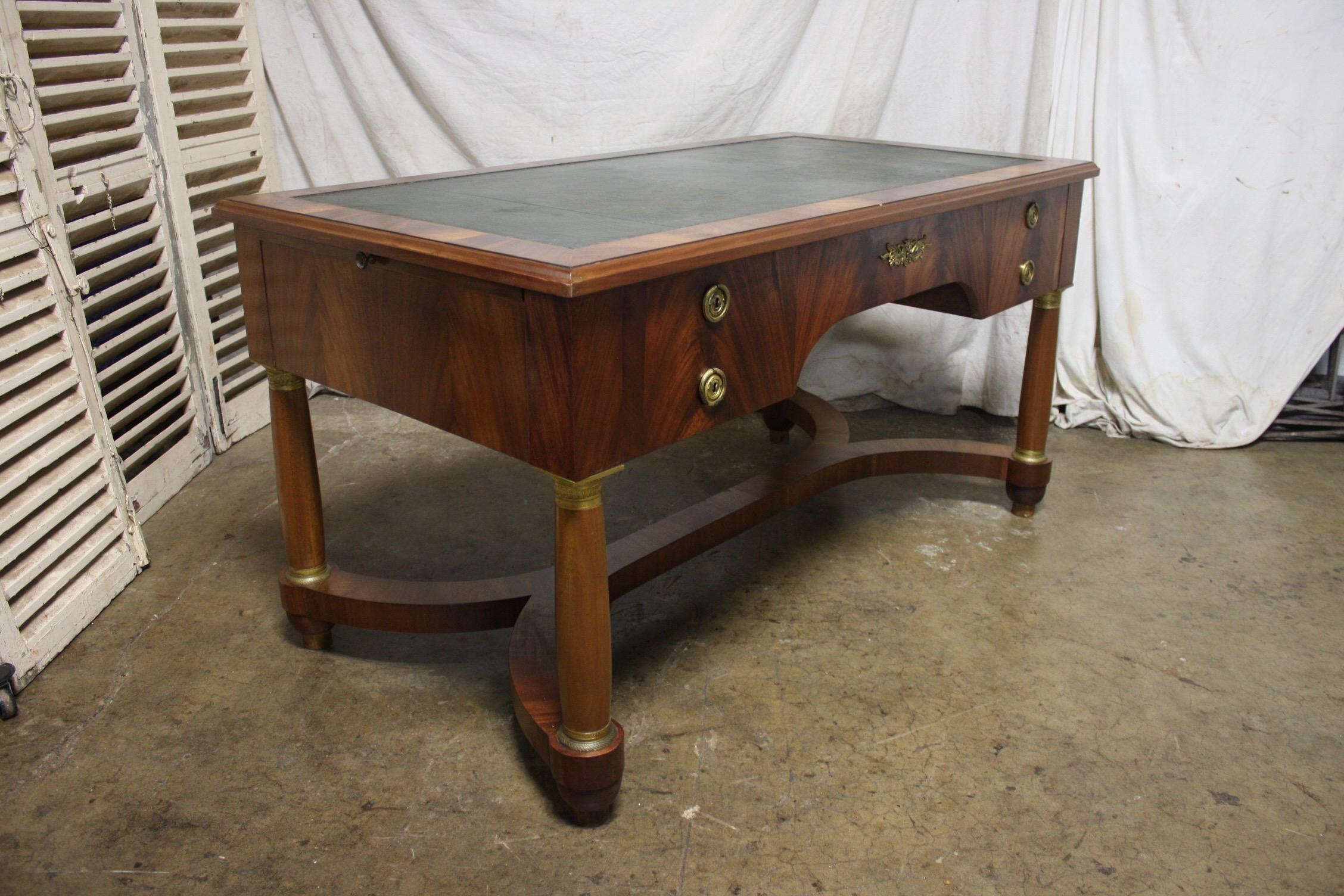 Early 20th Century French Empire Desk 7