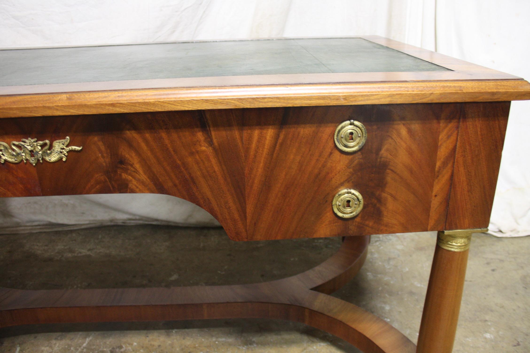 Early 20th Century French Empire Desk 9