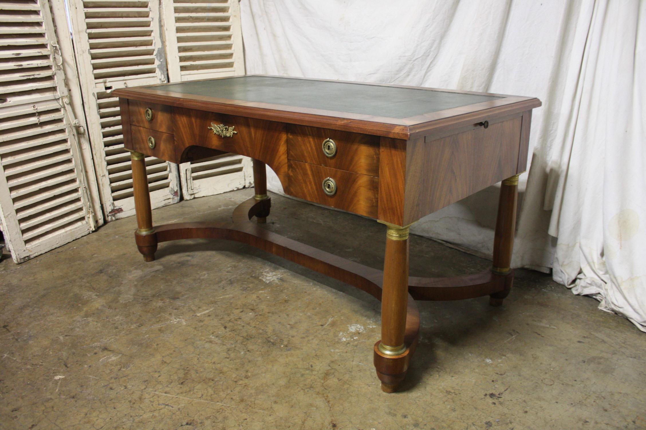 Early 20th Century French Empire Desk 2