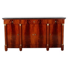 Early 20th Century French Empire Mahogany Empire Sideboard