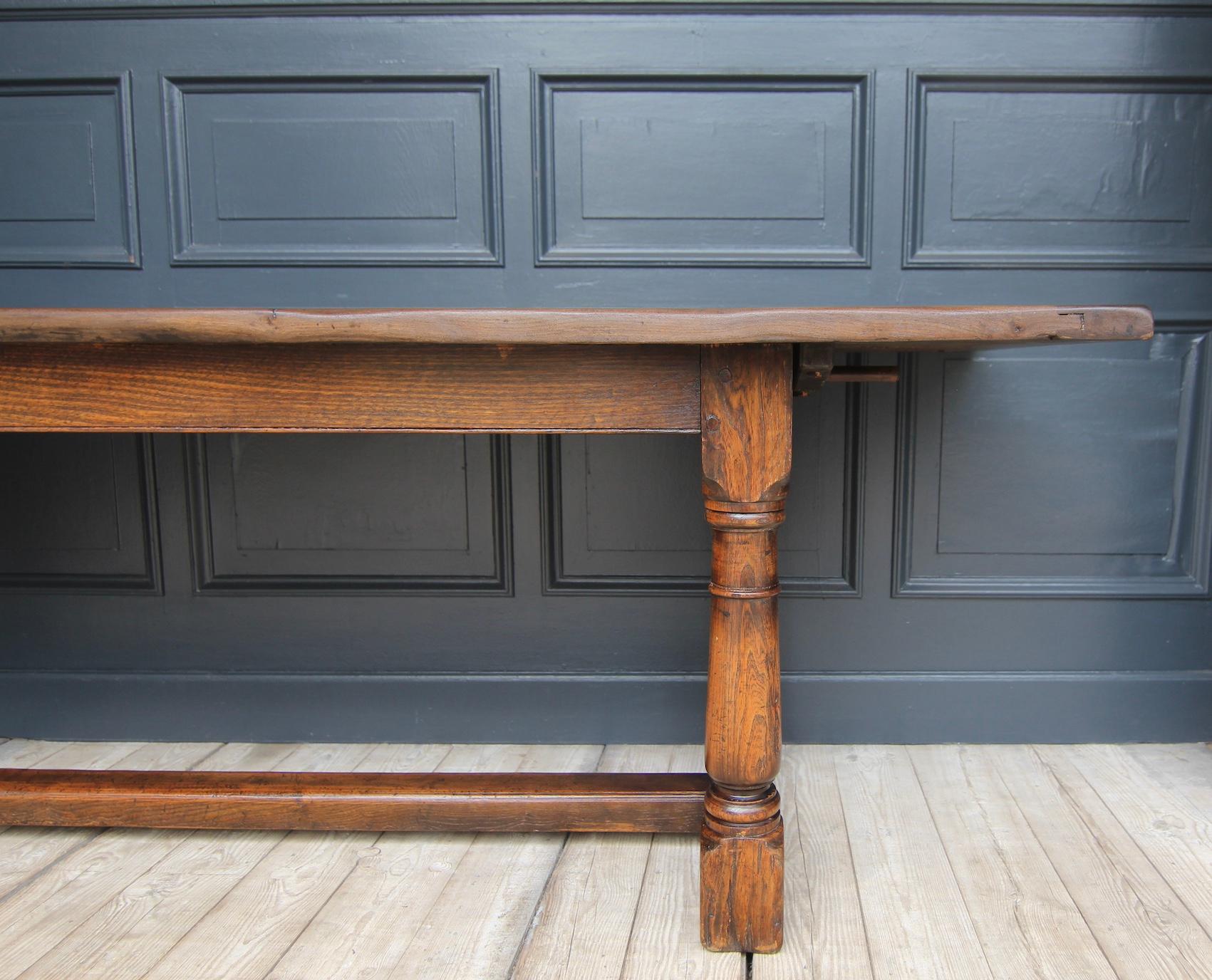 Early 20th Century French Farm Dining Table For Sale 6