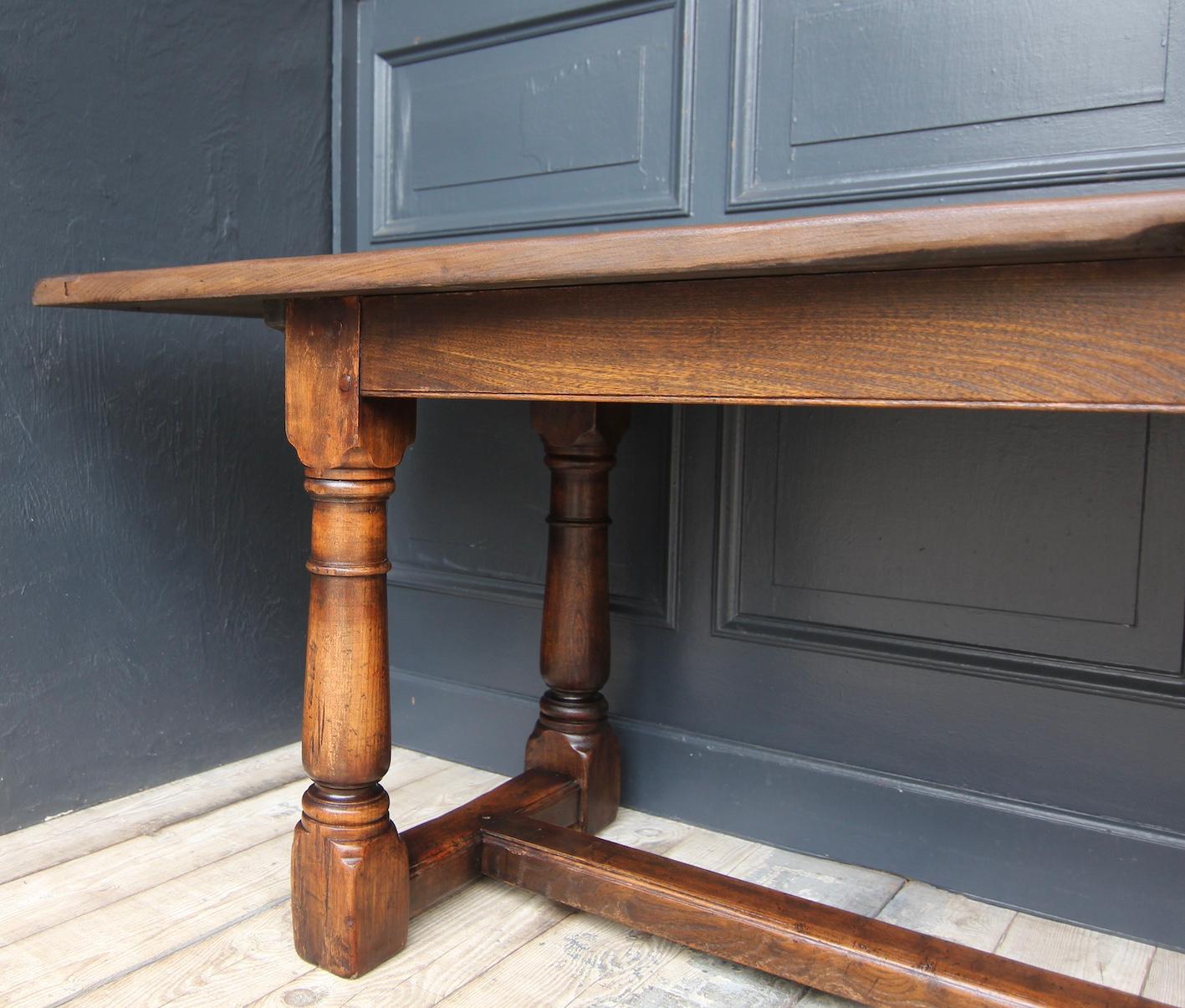Early 20th Century French Farm Dining Table For Sale 8