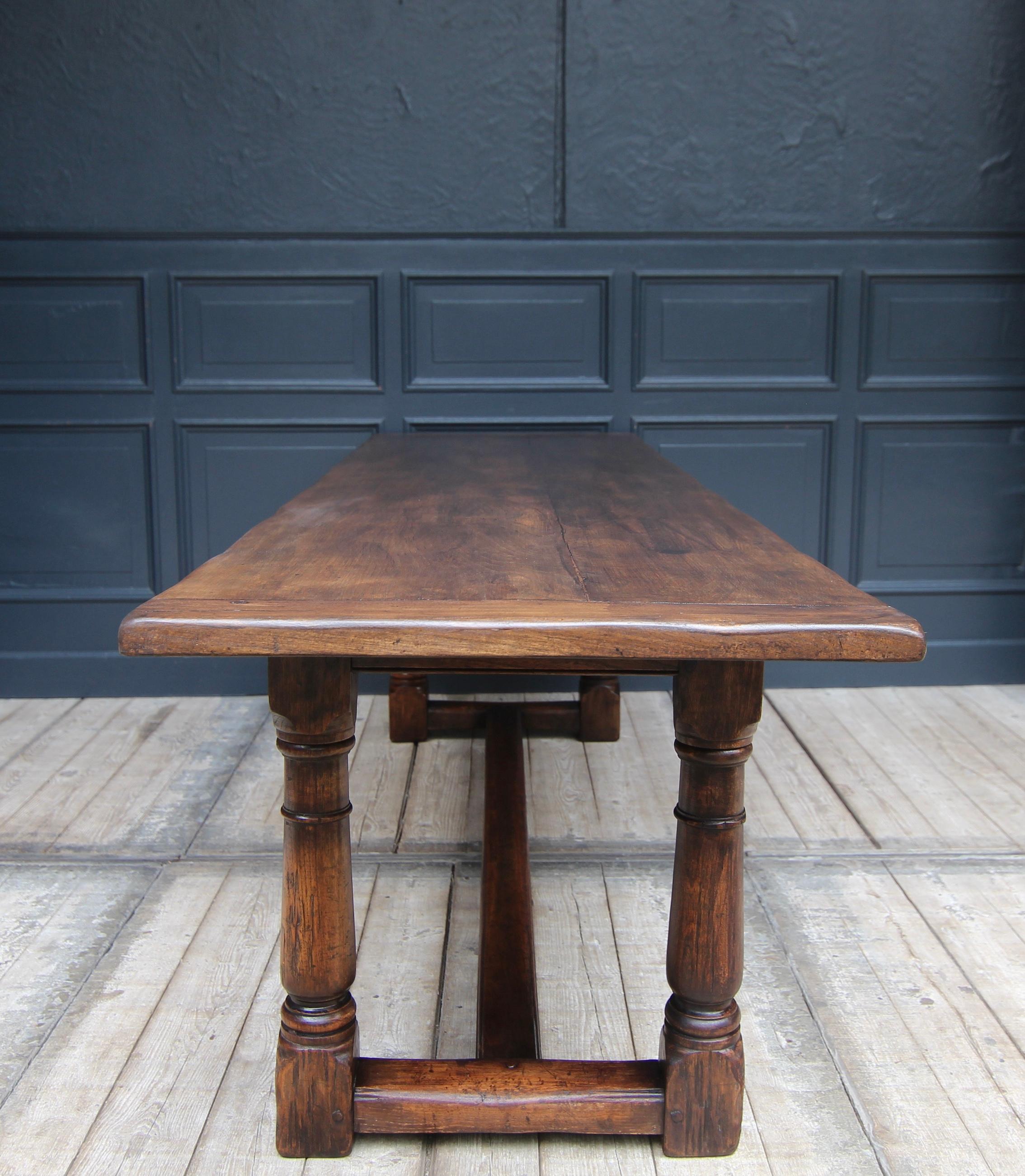 Early 20th Century French Farm Dining Table For Sale 10