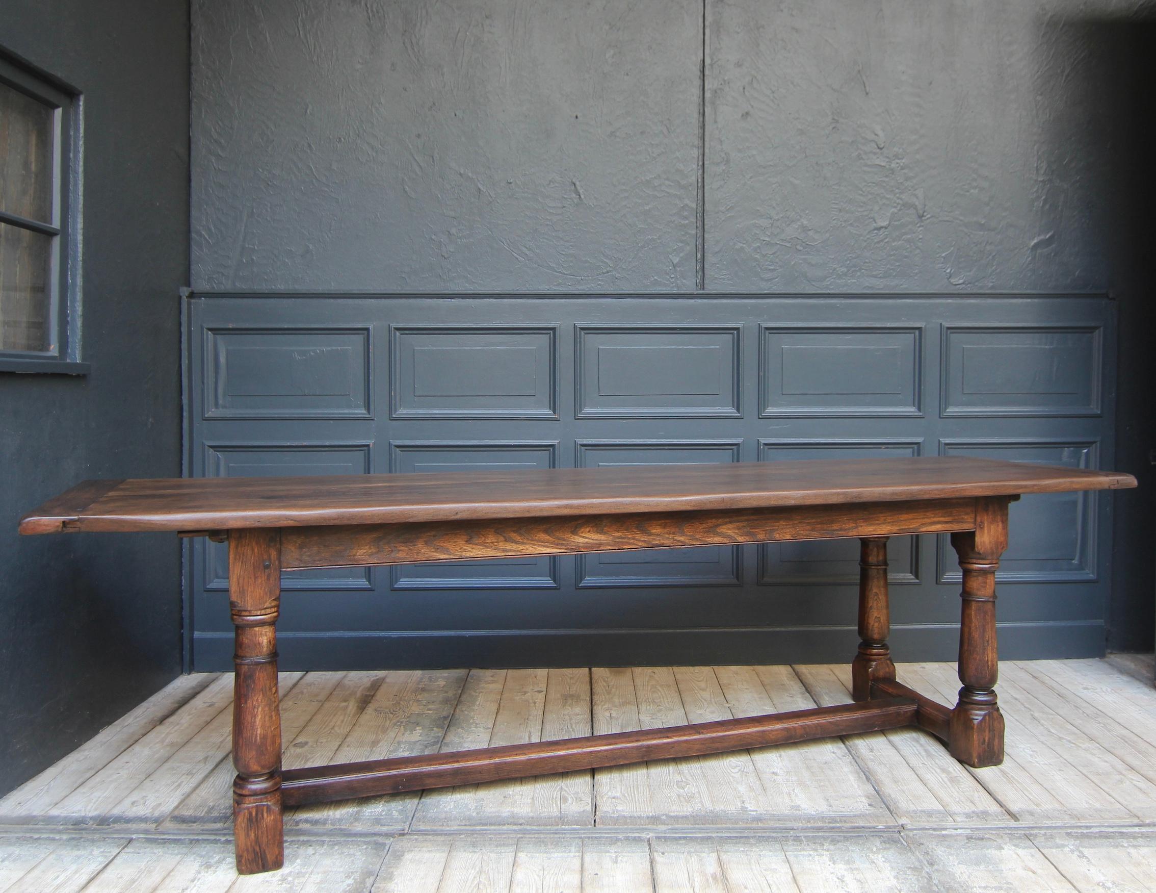 Early 20th Century French Farm Dining Table For Sale 12