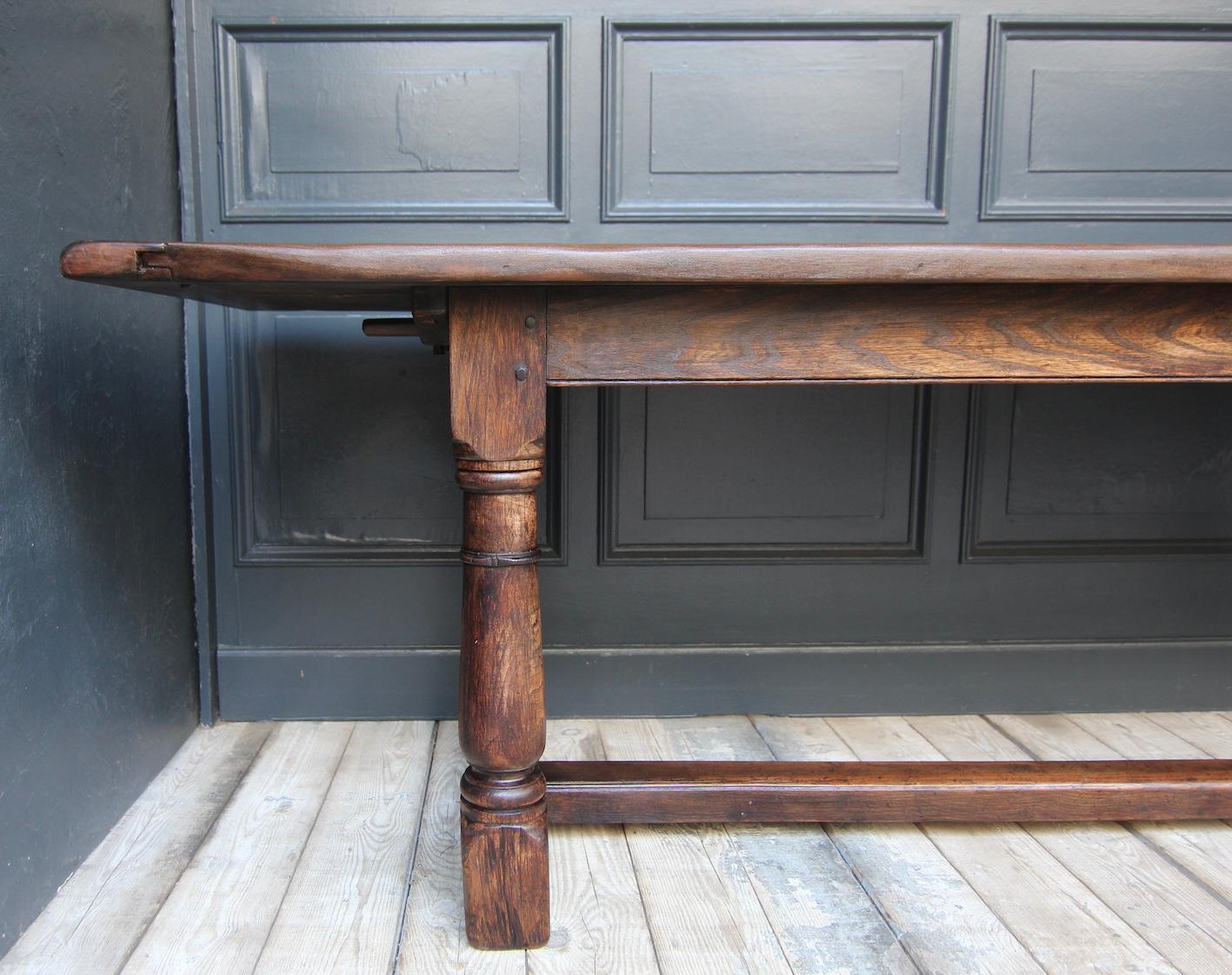 Early 20th Century French Farm Dining Table For Sale 15