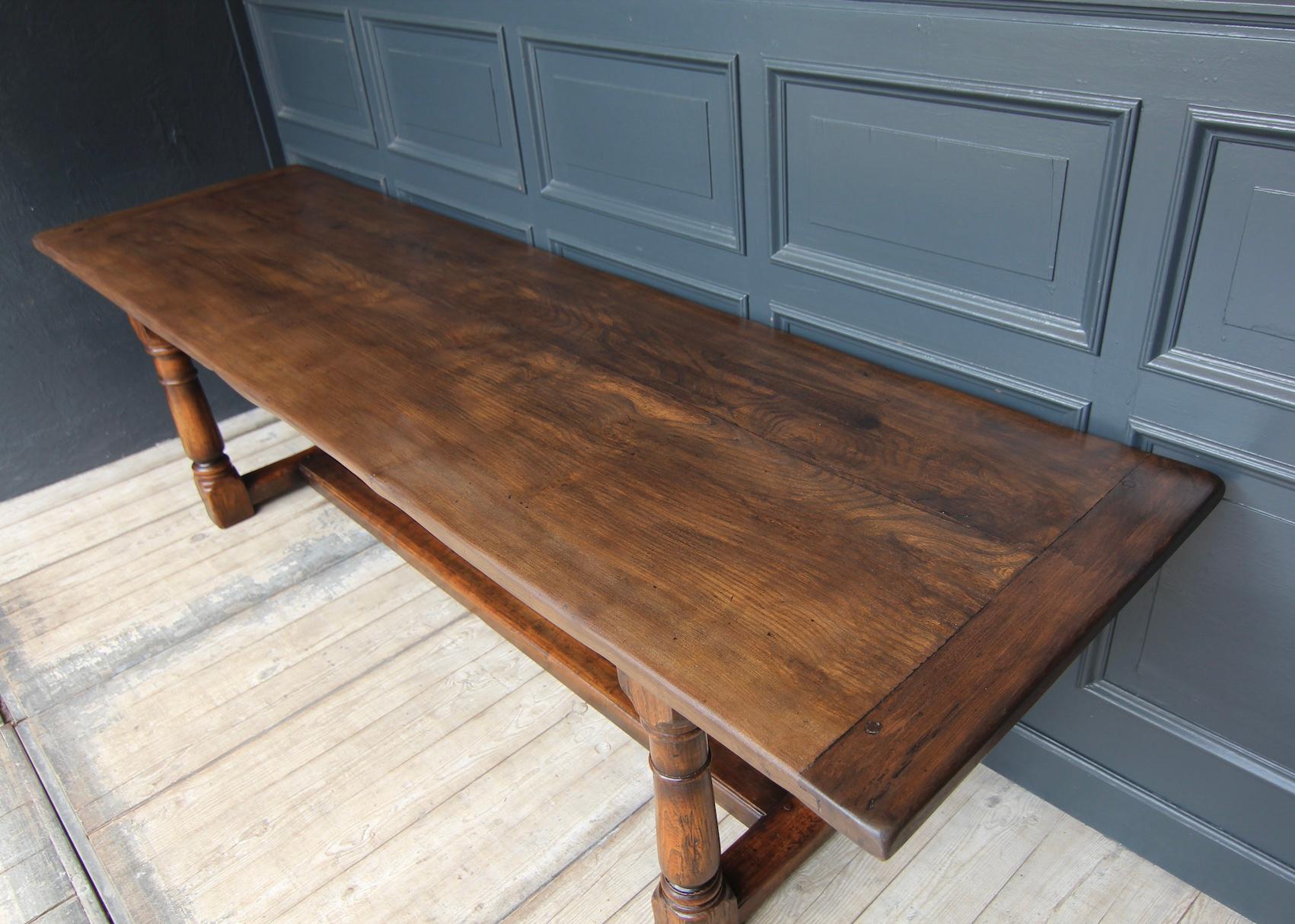 Early 20th Century French Farm Dining Table For Sale 1
