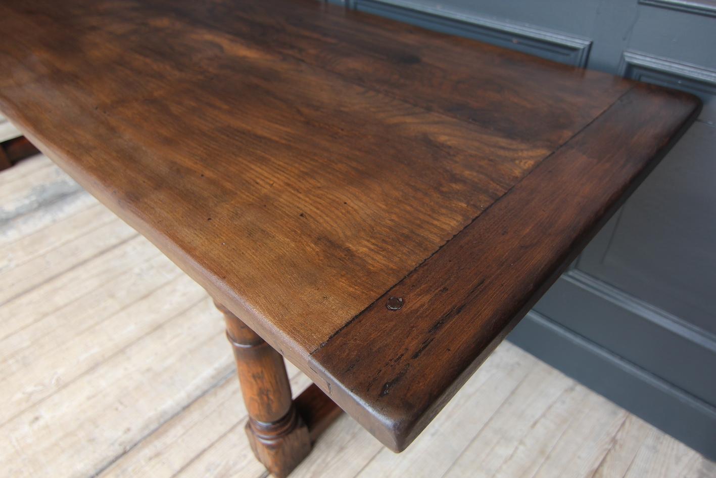 Early 20th Century French Farm Dining Table For Sale 2