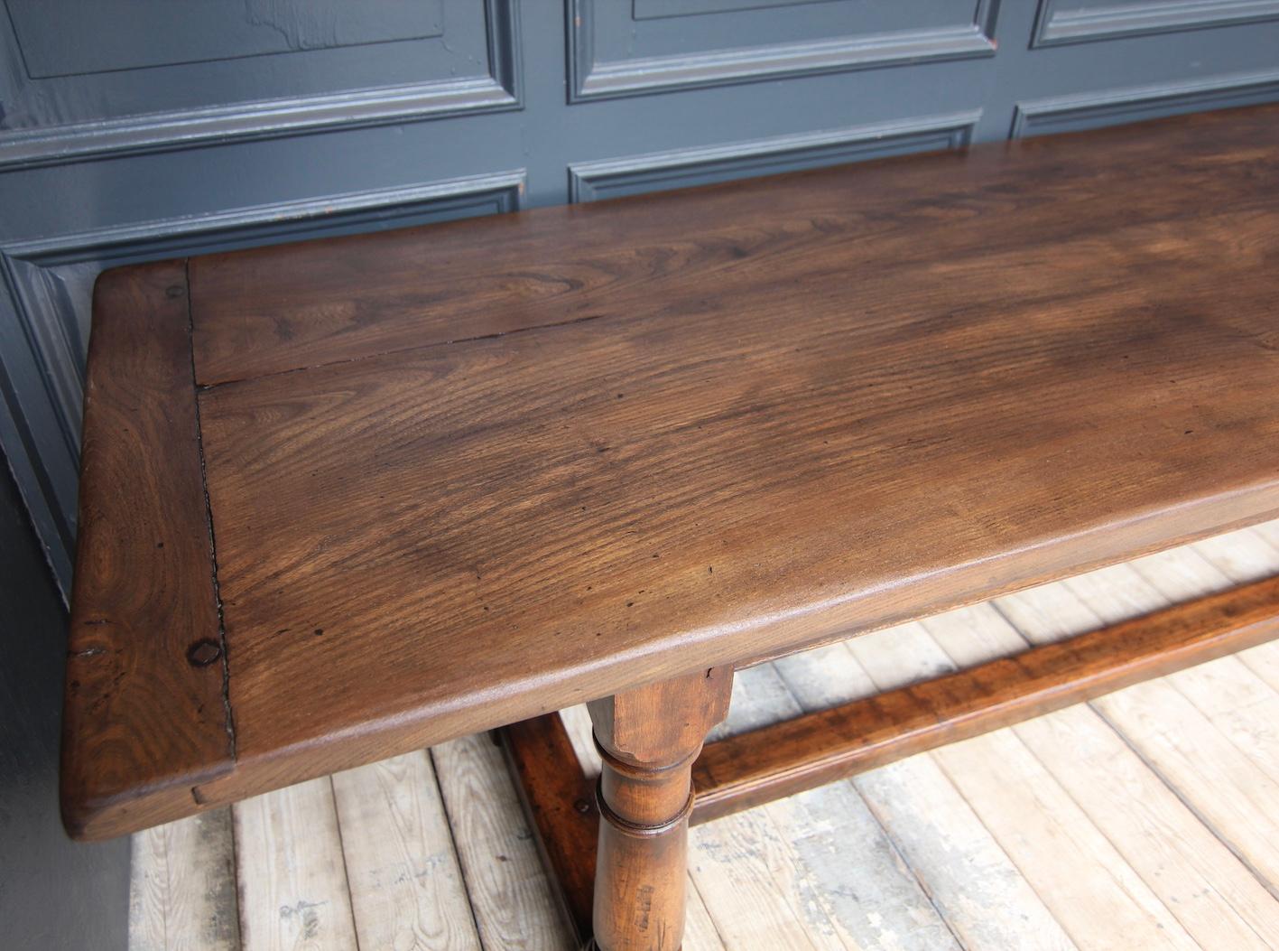 Early 20th Century French Farm Dining Table For Sale 3