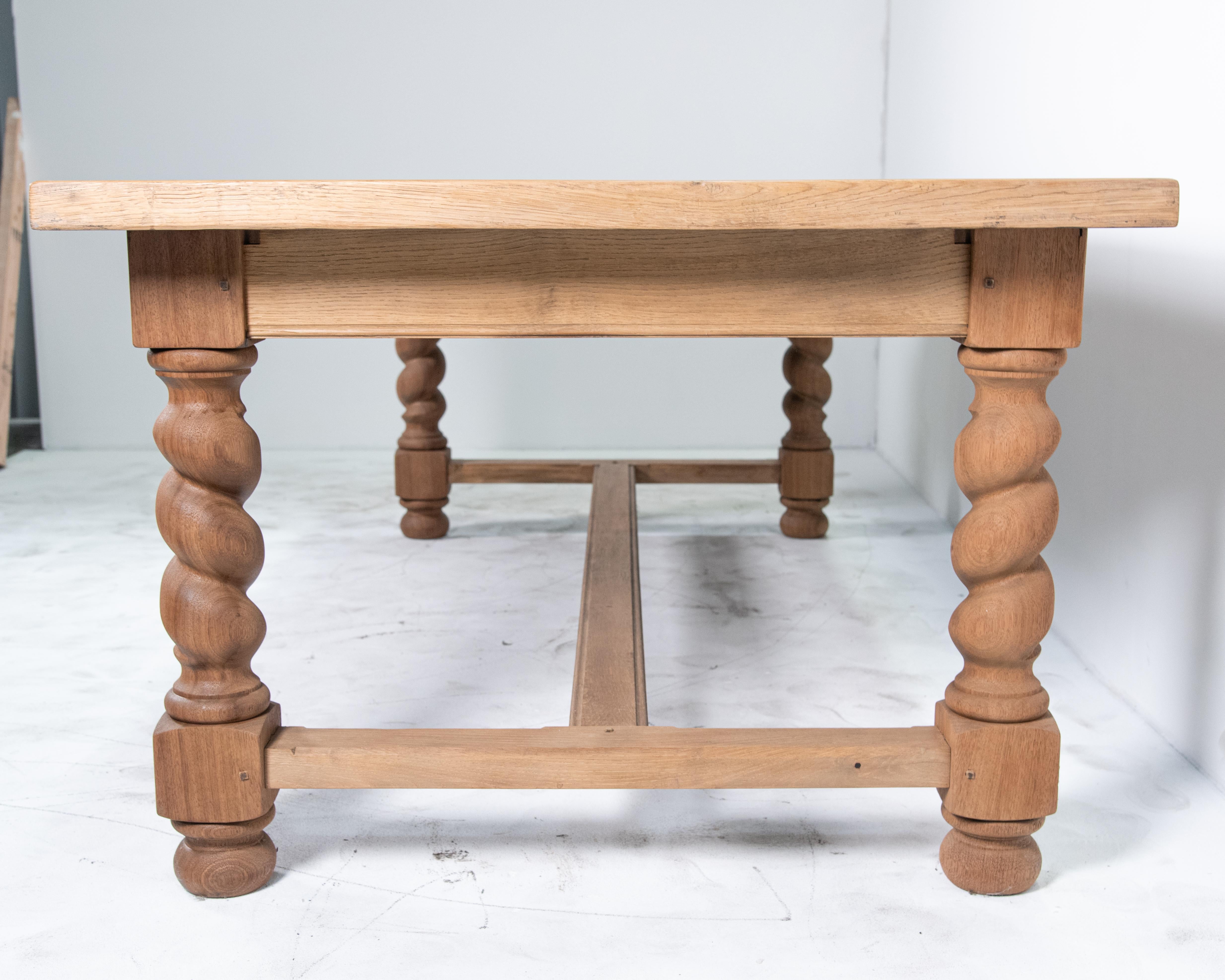 Table de salle à manger de ferme française du début du 20e siècle en vente 6