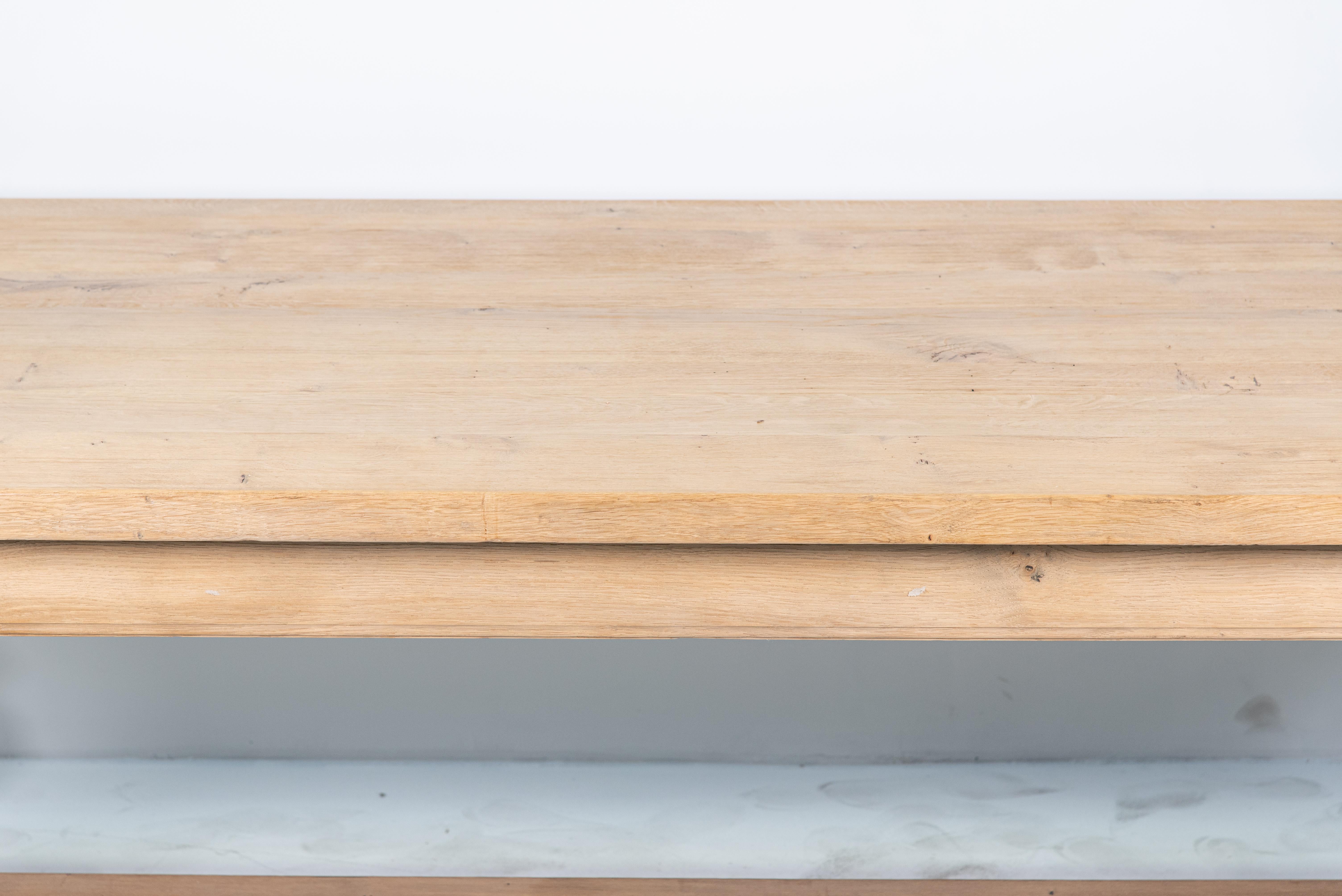 Chêne Table de salle à manger de ferme française du début du 20e siècle en vente