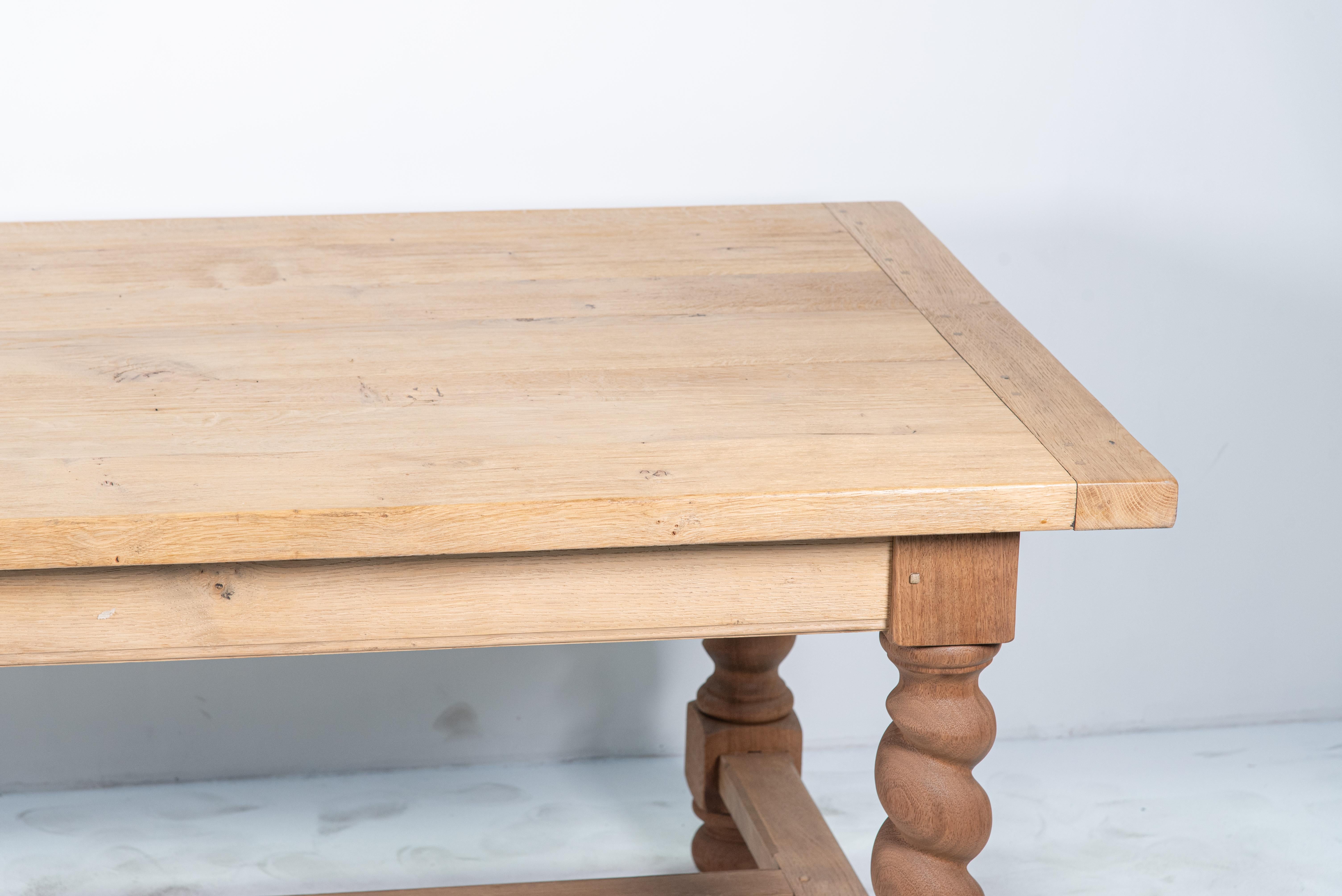 Table de salle à manger de ferme française du début du 20e siècle en vente 1