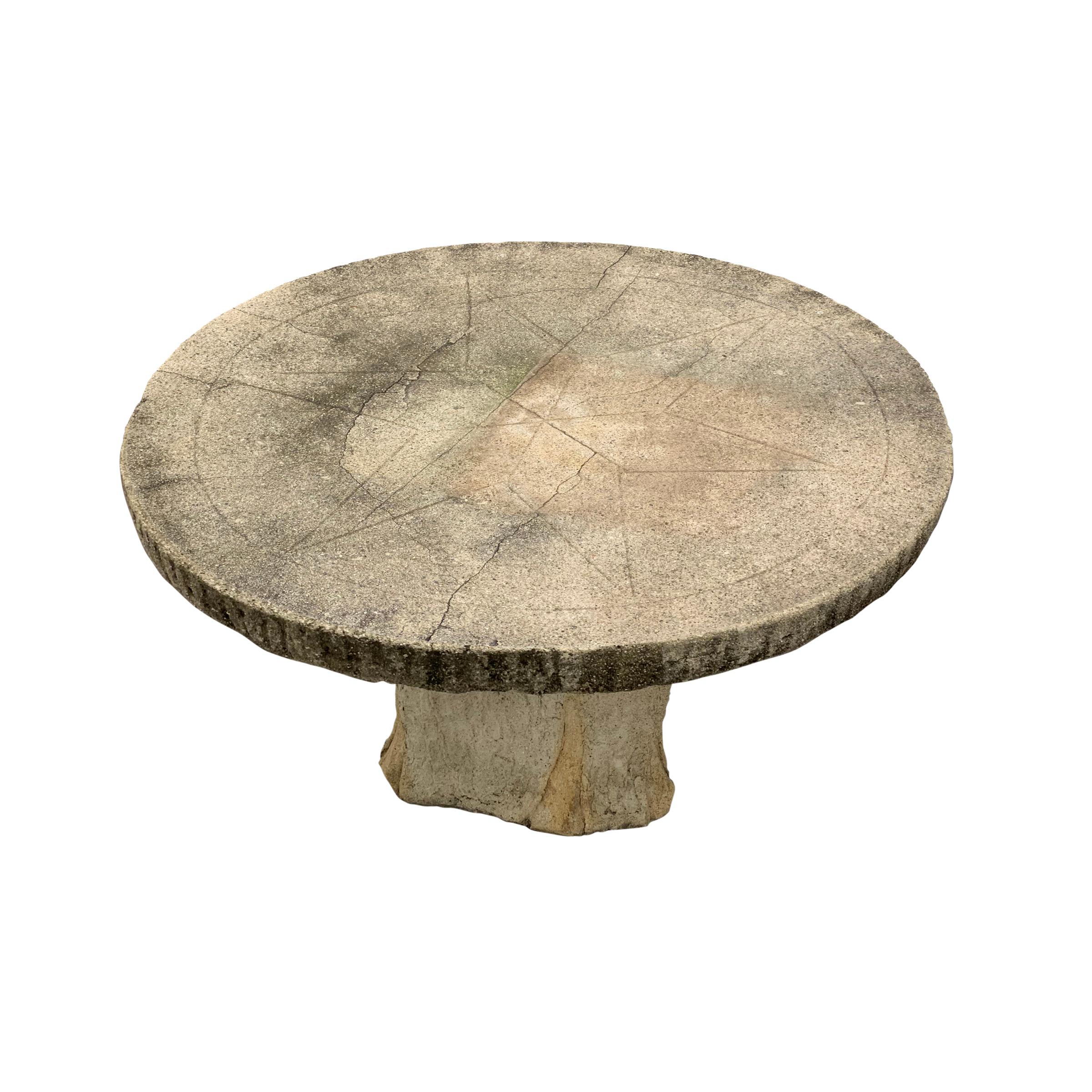 Rustic Early 20th Century French Faux Bois Table