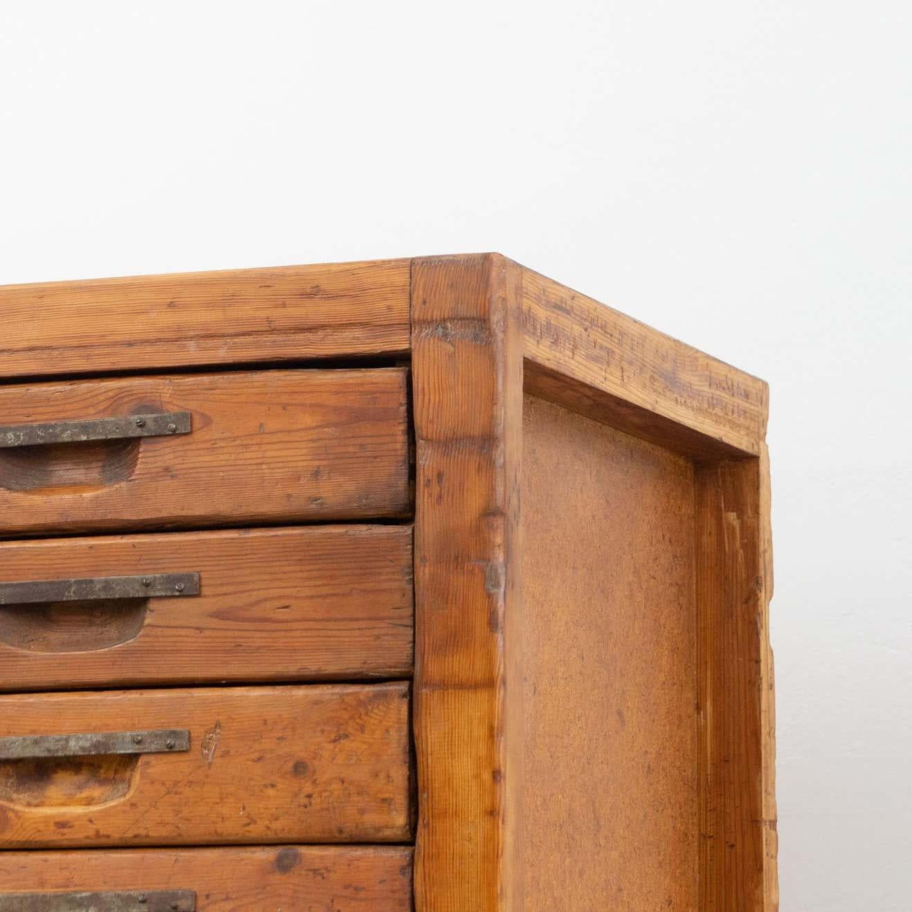 Anfang des 20. Jahrhunderts Wood Large French File Cabinet im Angebot 9
