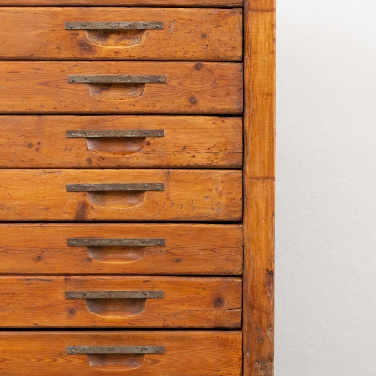 large wooden filing cabinets