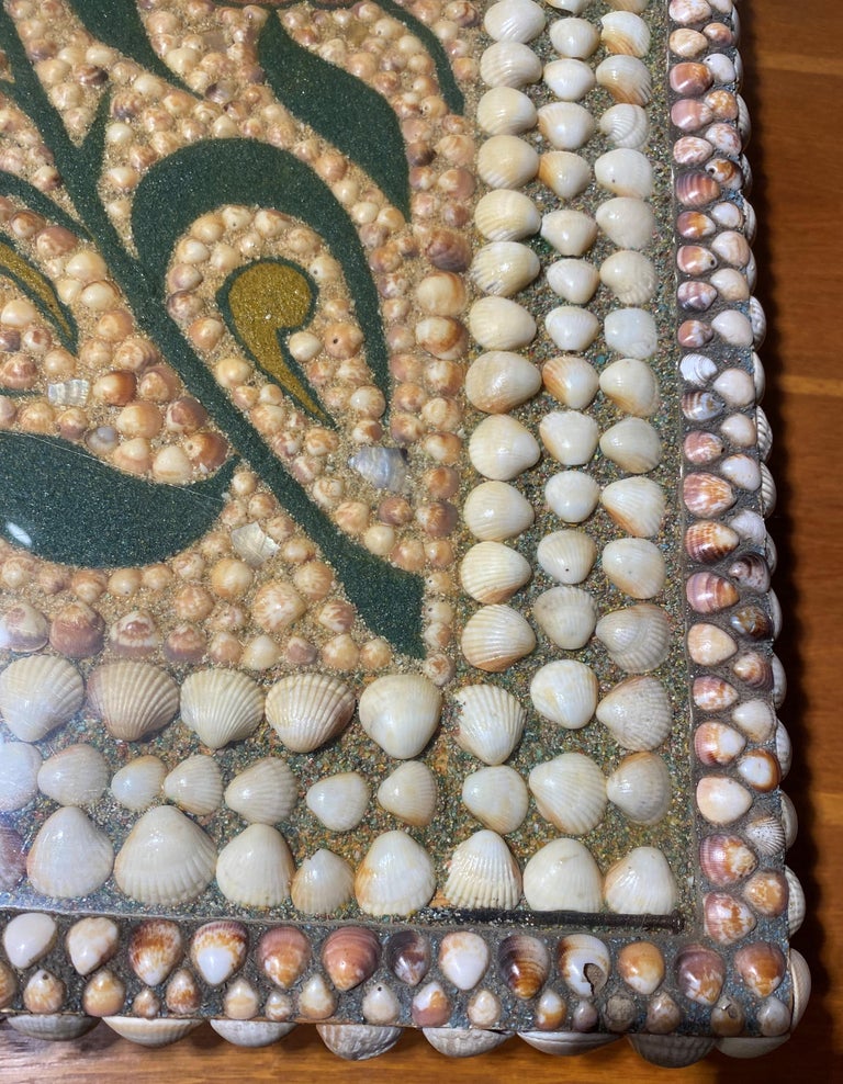 Early 20th Century French Folk Art Shellwork Table For Sale at 1stDibs ...