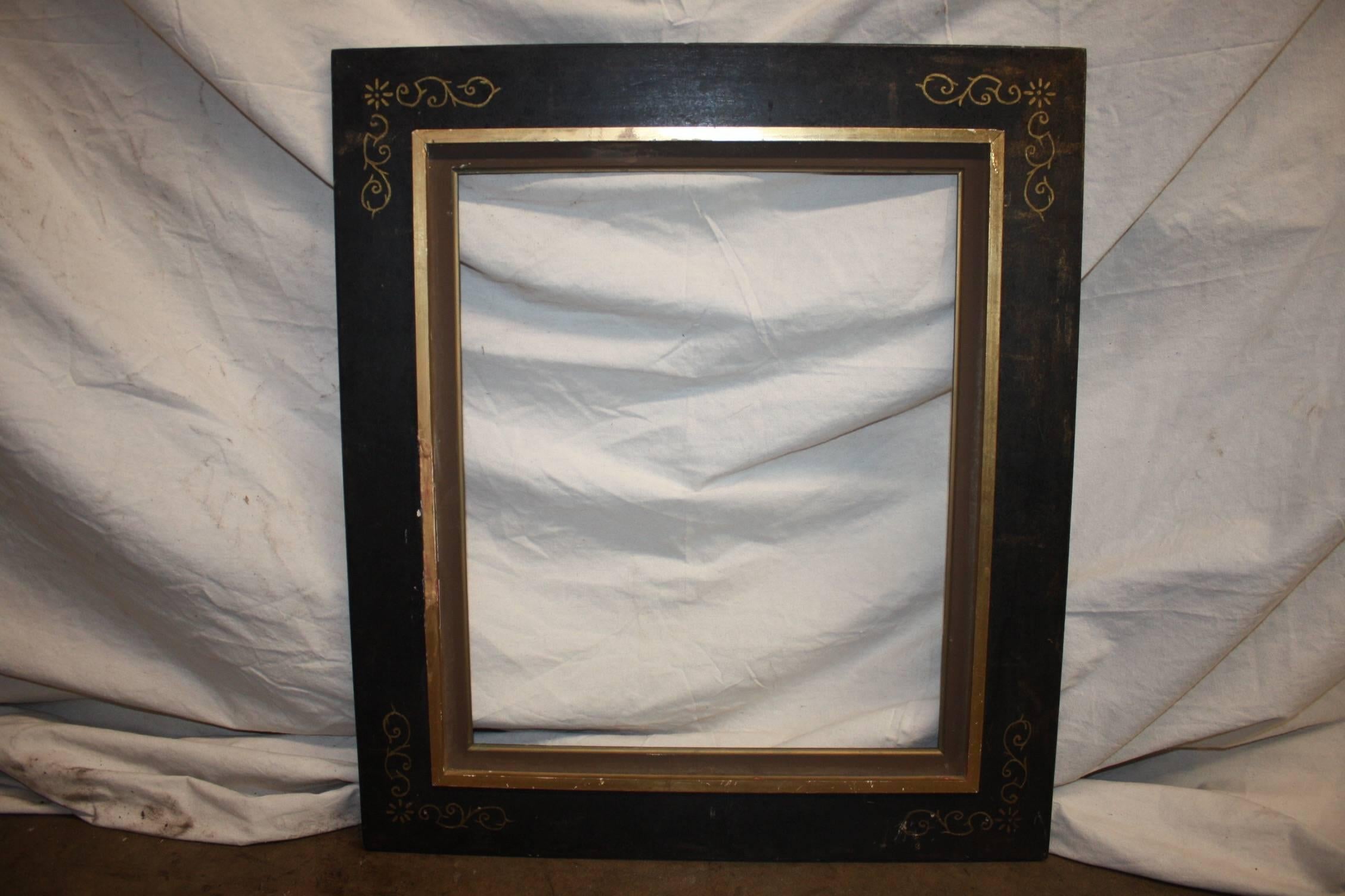 Early 20th century French frame.