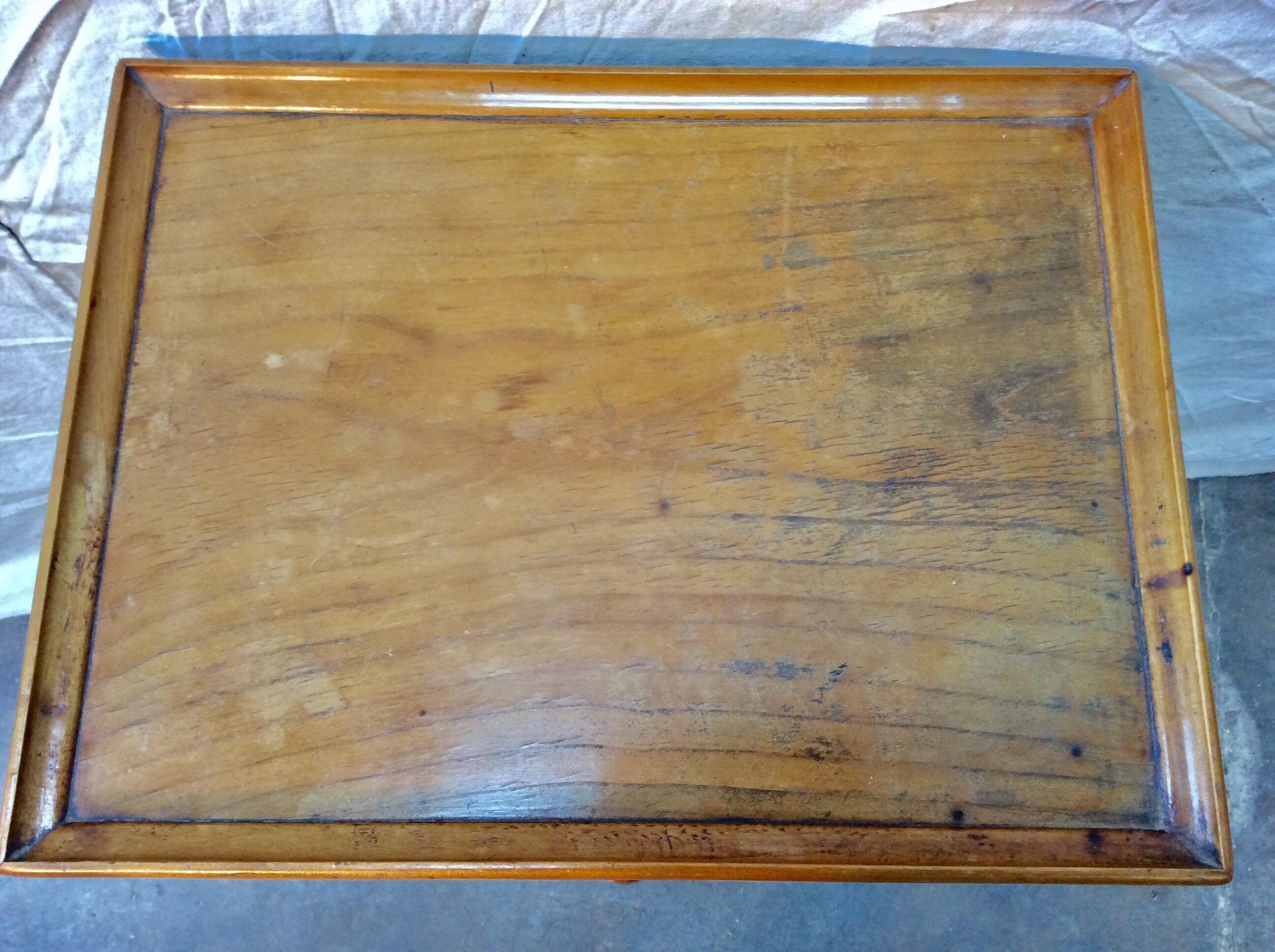 Early 20th Century French Fruitwood One Drawer Side Table In Good Condition In Burton, TX