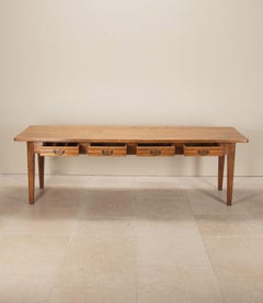 Early 20th Century French Fruitwood Refectory Table