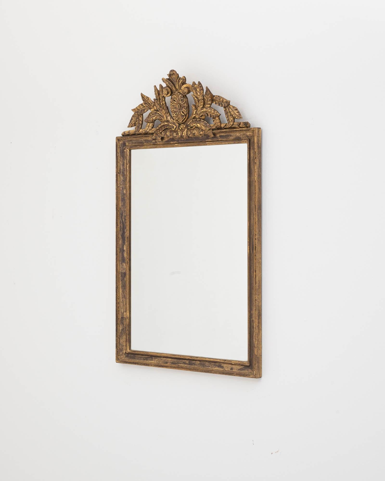 Early 20th Century French Gilded Wood Mirror 1