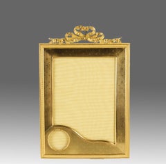 Early 20th Century French Gilt Bronze Frame in the Louis XVI Style
