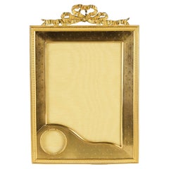 Early 20th Century French Gilt Bronze Frame in the Louis XVI Style
