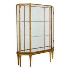Early 20th Century French Giltwood Display Cabinet