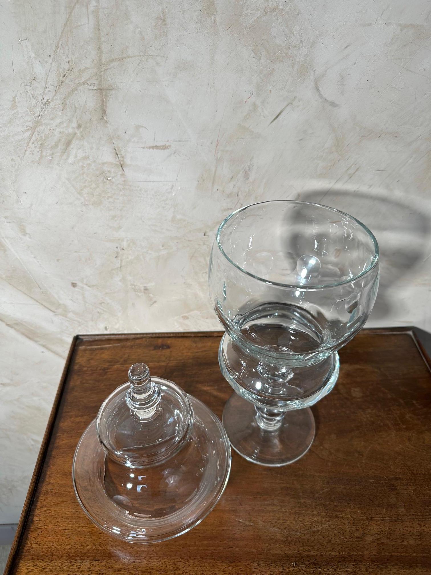 Drageoir en verre français du début du 20e siècle, années 1920 en vente 1