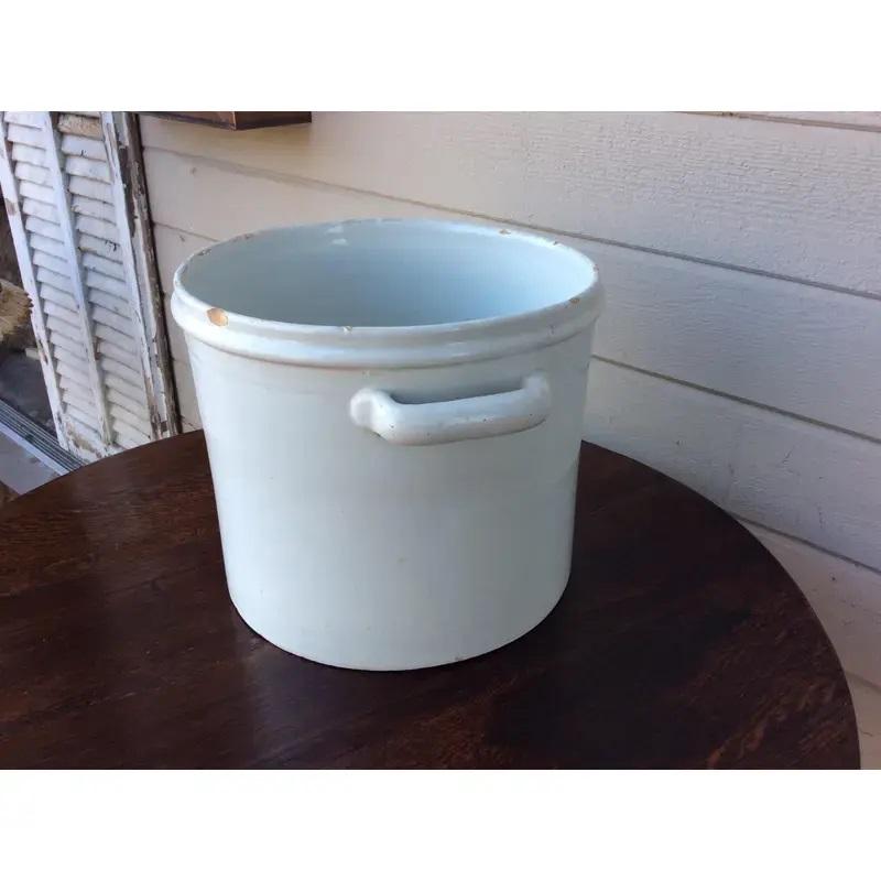 Early 20th Century French Glazed Terracotta Bowl In Good Condition For Sale In Burton, TX