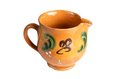 Early 20th Century French Glazed Terracotta Miniature Pitcher