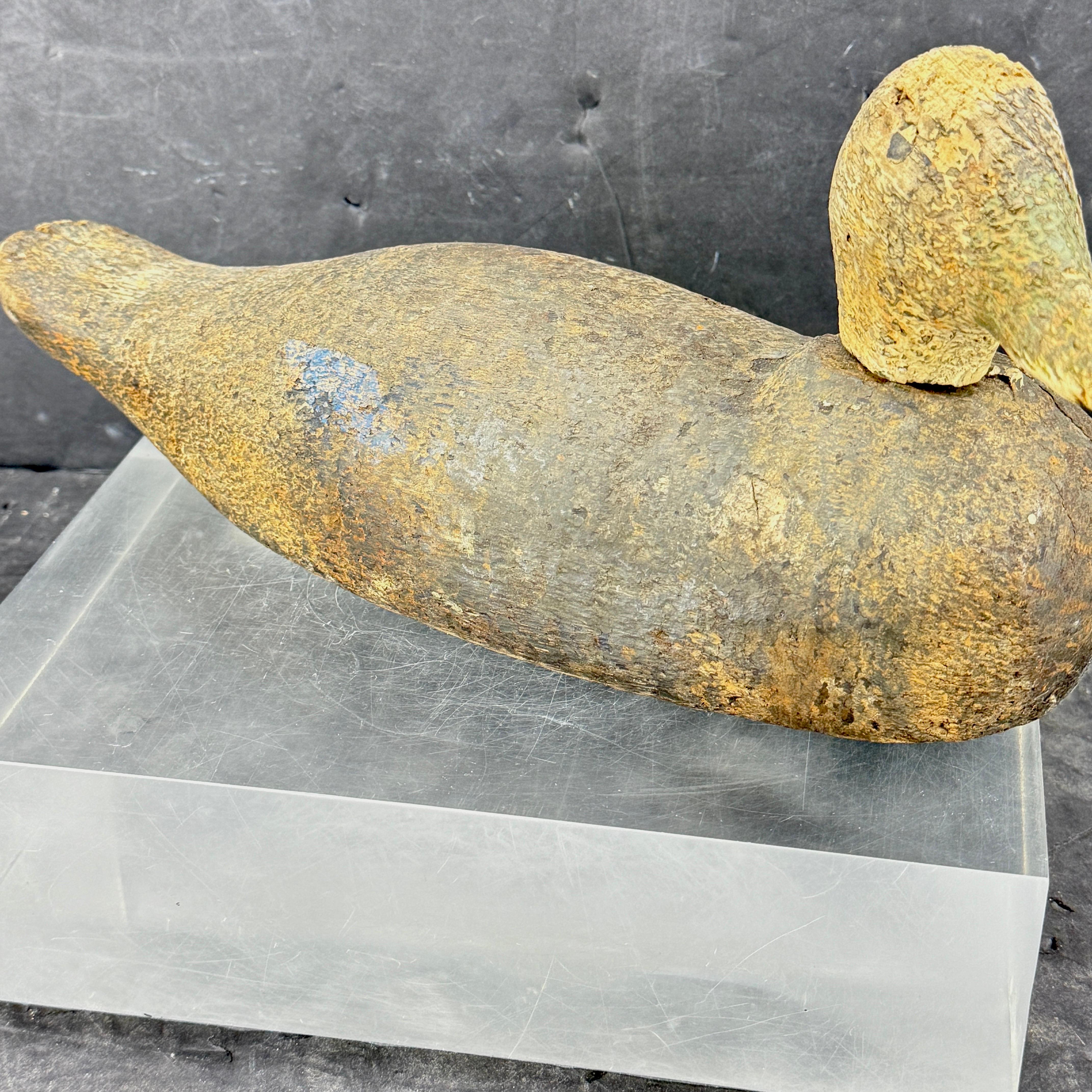 Appelant de canard en bois sculpté à la main du début du 20e siècle. en vente 3