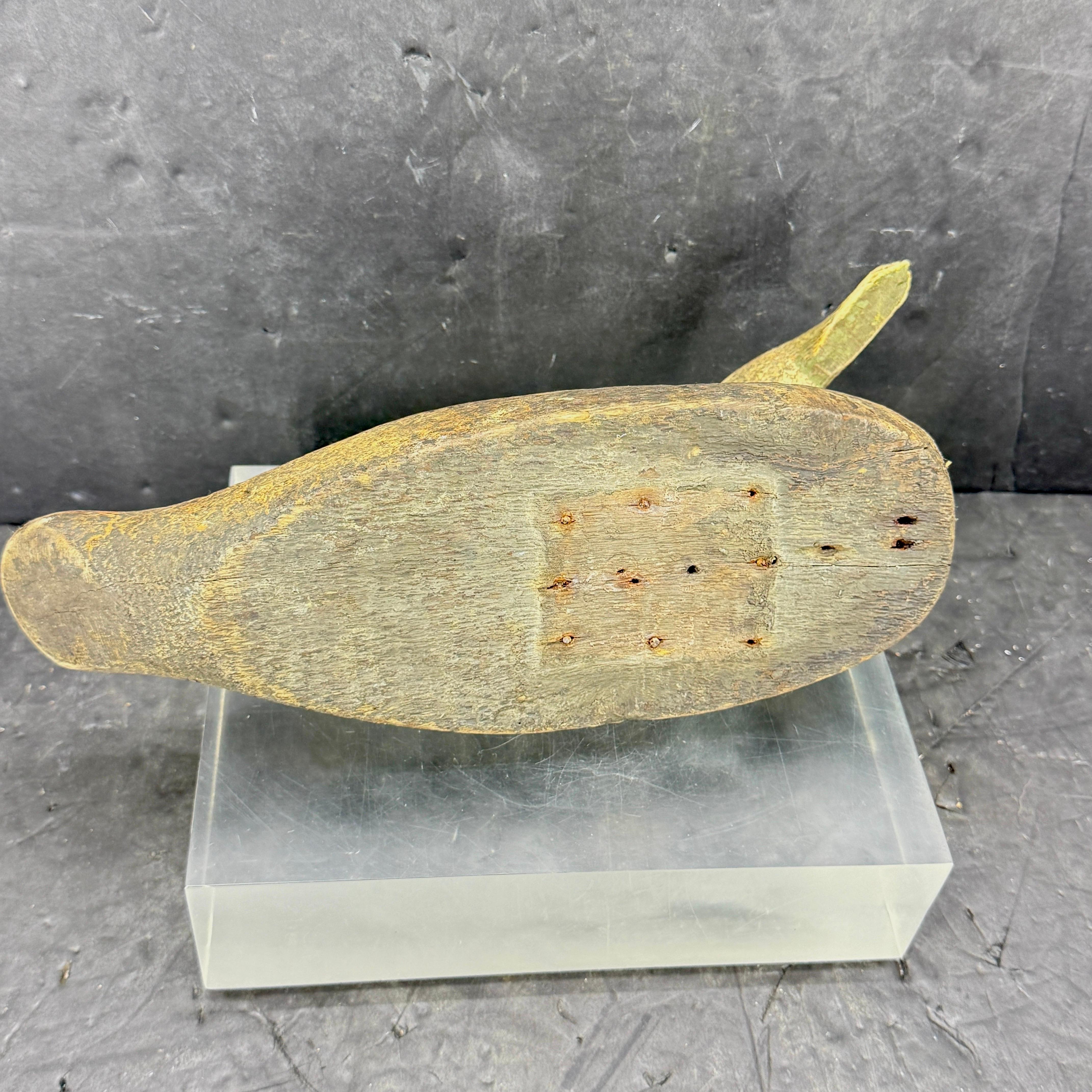 Appelant de canard en bois sculpté à la main du début du 20e siècle. en vente 4