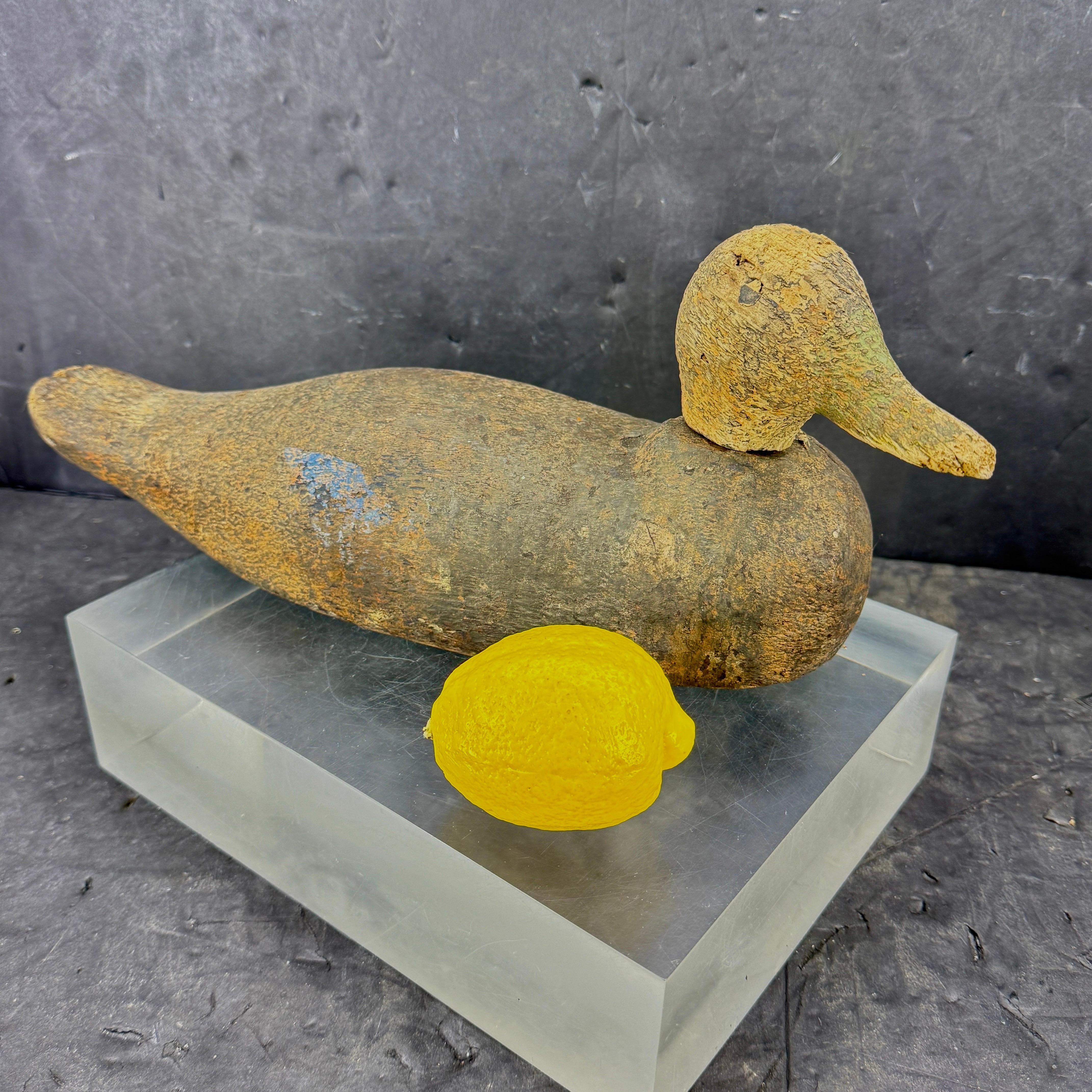 Appelant de canard en bois sculpté à la main du début du 20e siècle. en vente 5