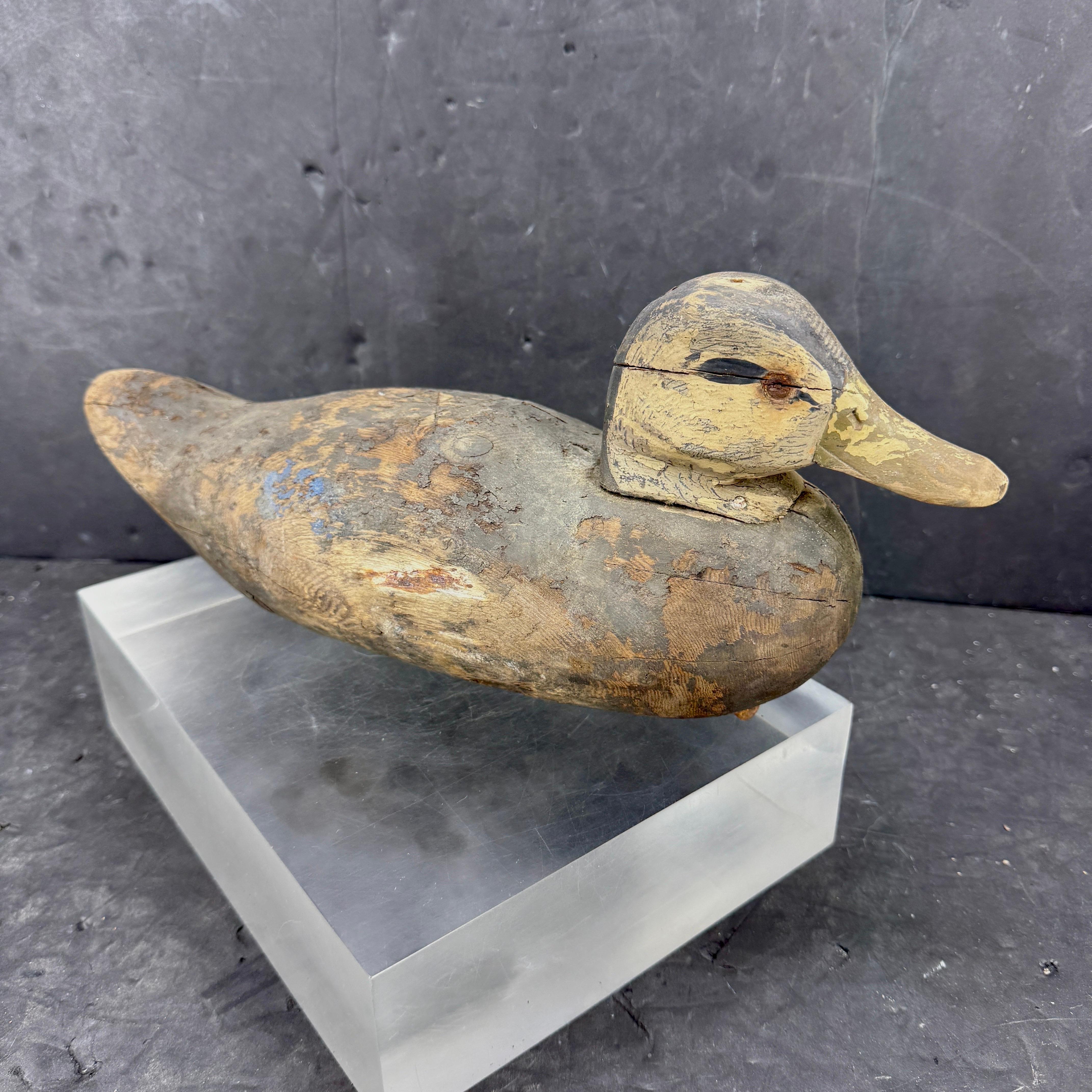 Appelant de canard en bois sculpté à la main du début du 20e siècle. en vente 6