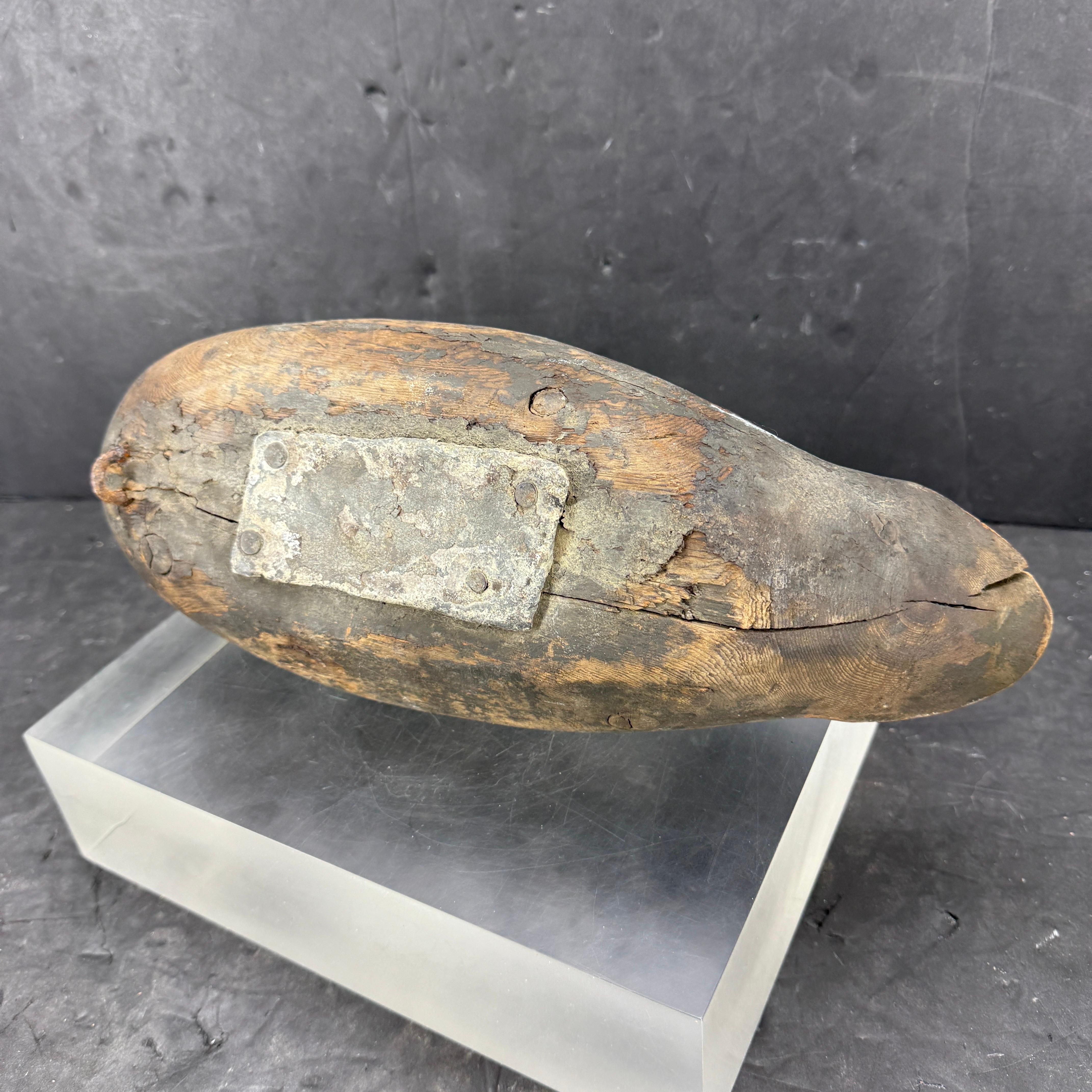 Appelant de canard en bois sculpté à la main du début du 20e siècle. Bon état - En vente à Haddonfield, NJ