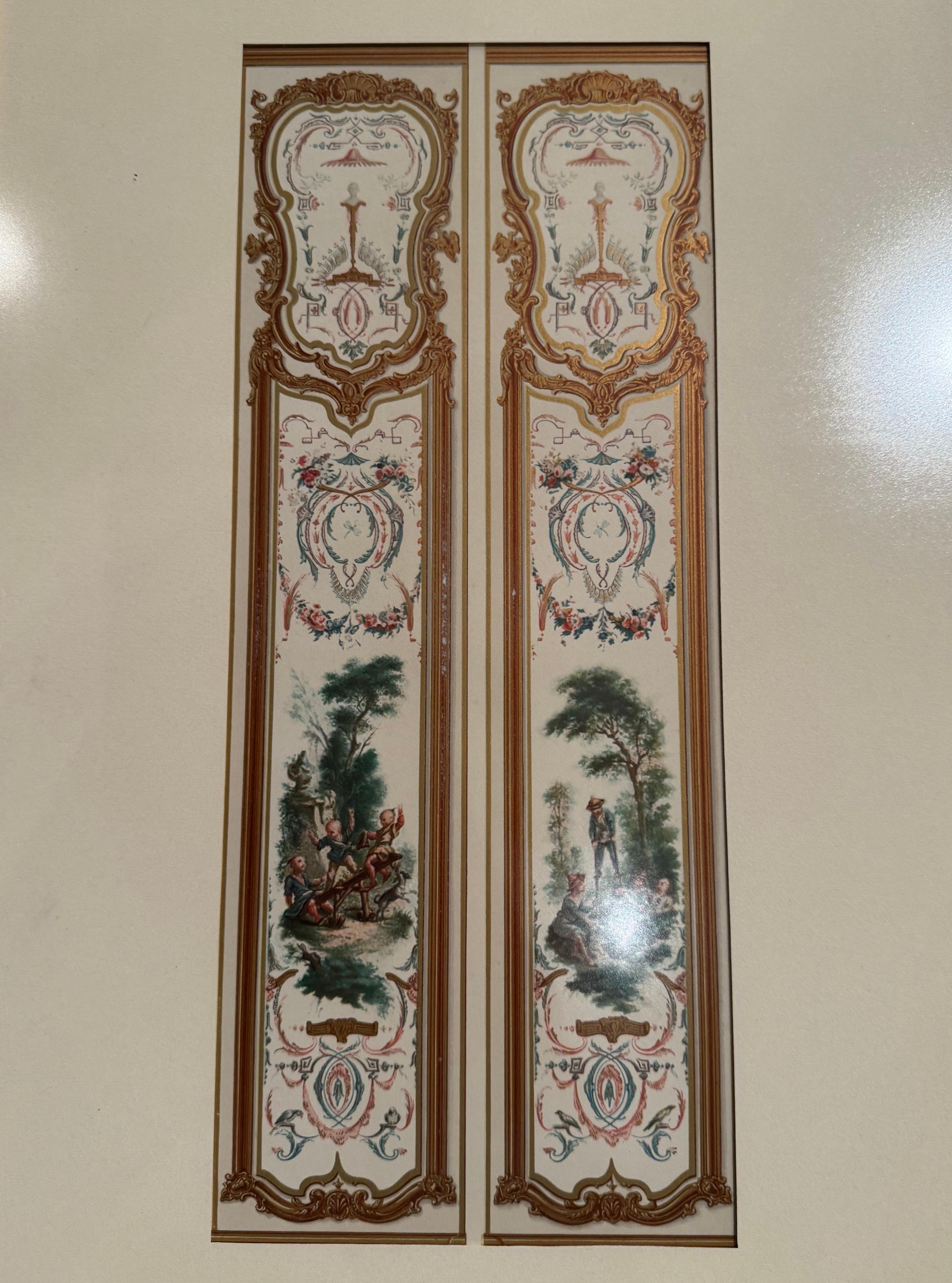 Early 20th Century French Hand Painted & Framed Architectural Drawings, Set of 8 For Sale 1