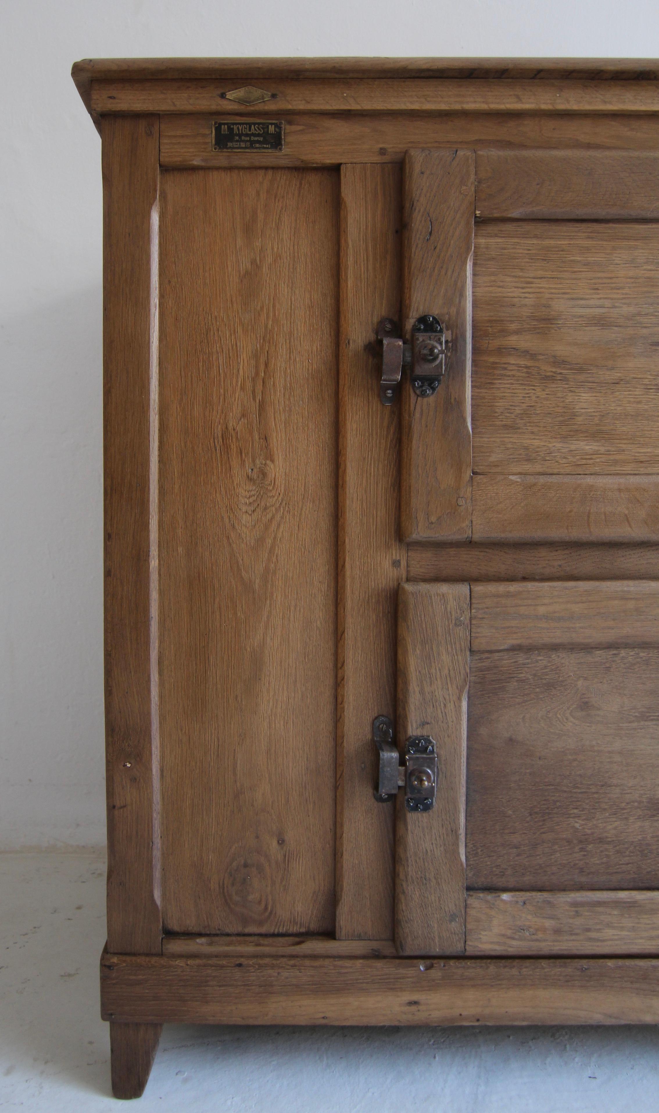 Armoire à glace française du début du 20e siècle en vente 1