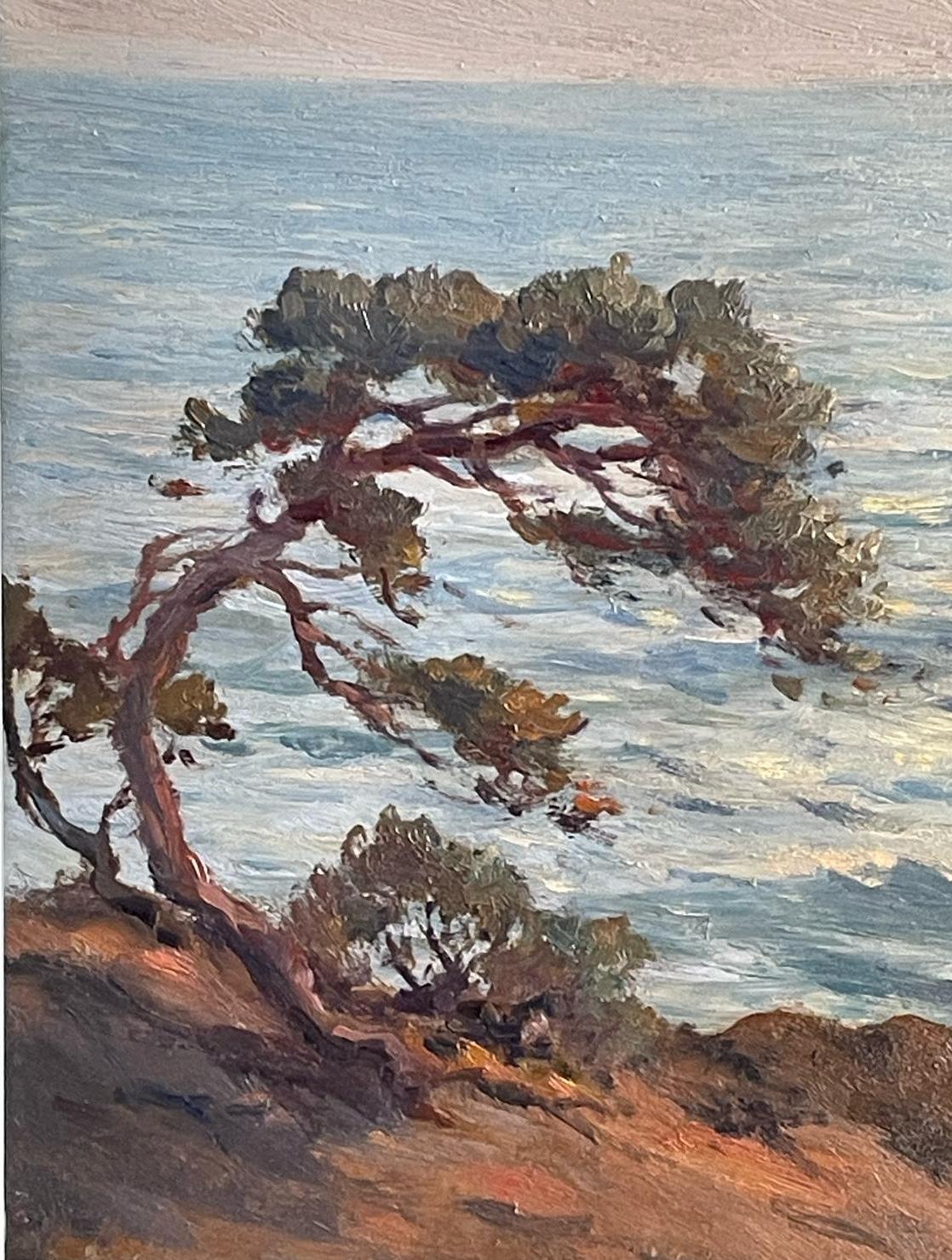 Französischer Impressionismus des frühen 20. Jahrhunderts, Jean Lafon, Rote Felsen an der Côte d'Azur im Angebot 1