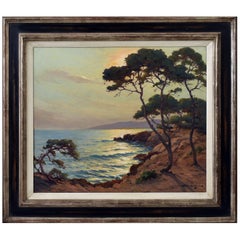 Early 20th-Century French Impressionism, Jean Lafon, Red Rocks of Côte d’Azur