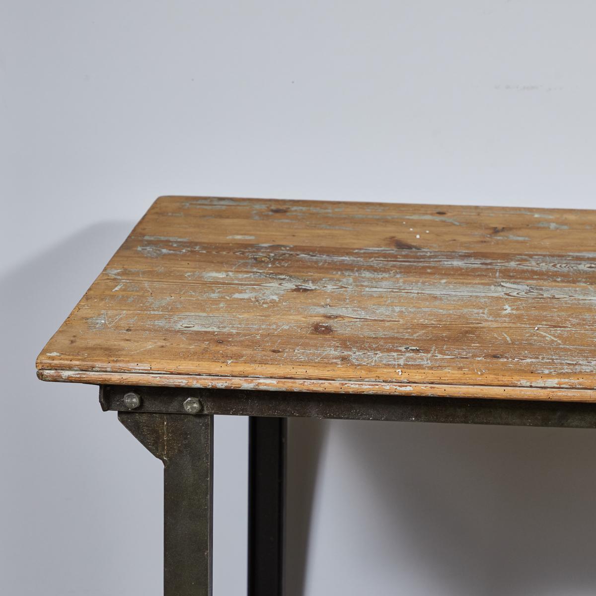 industrial metal tables for sale