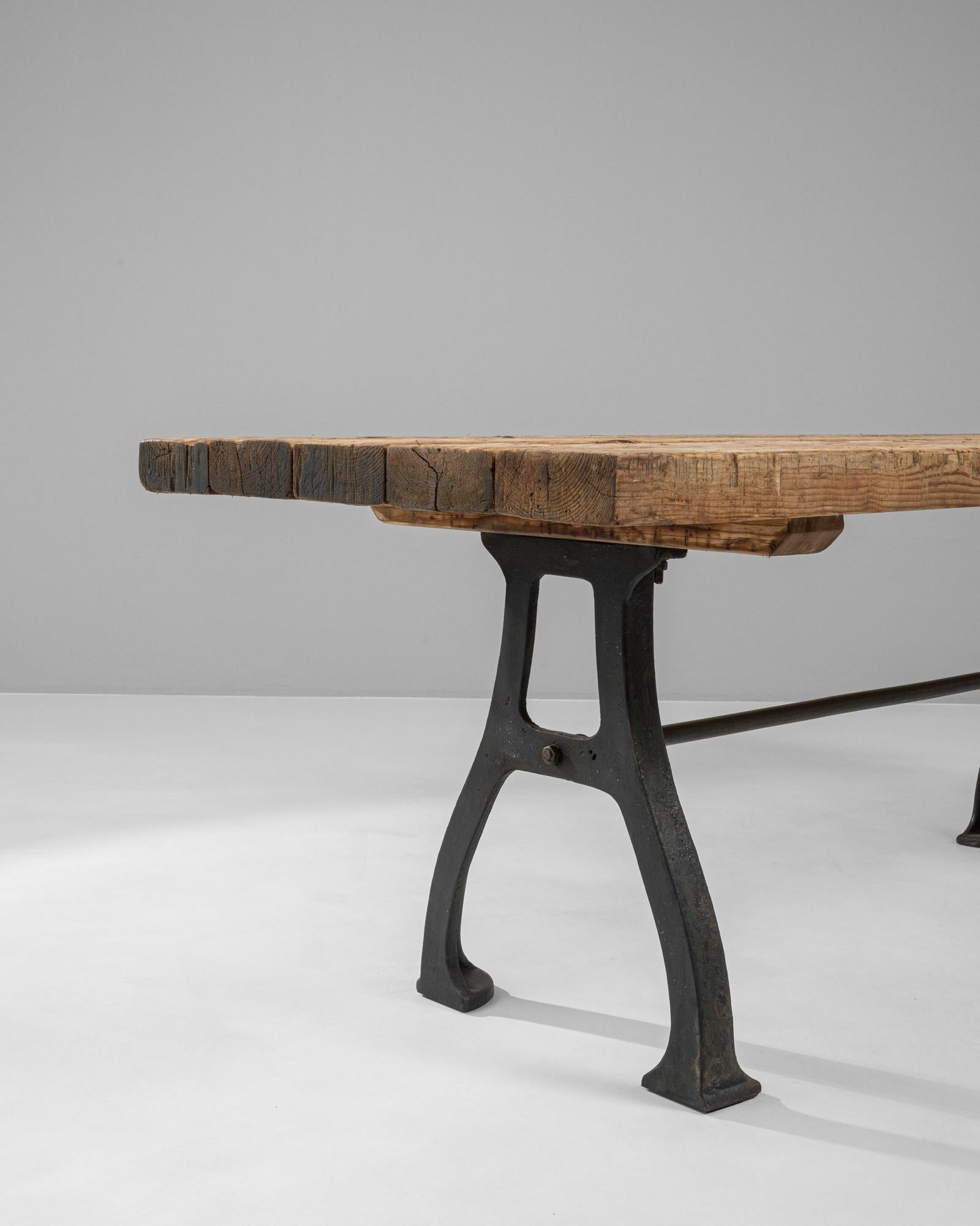Early 20th Century French Industrial Table For Sale 1