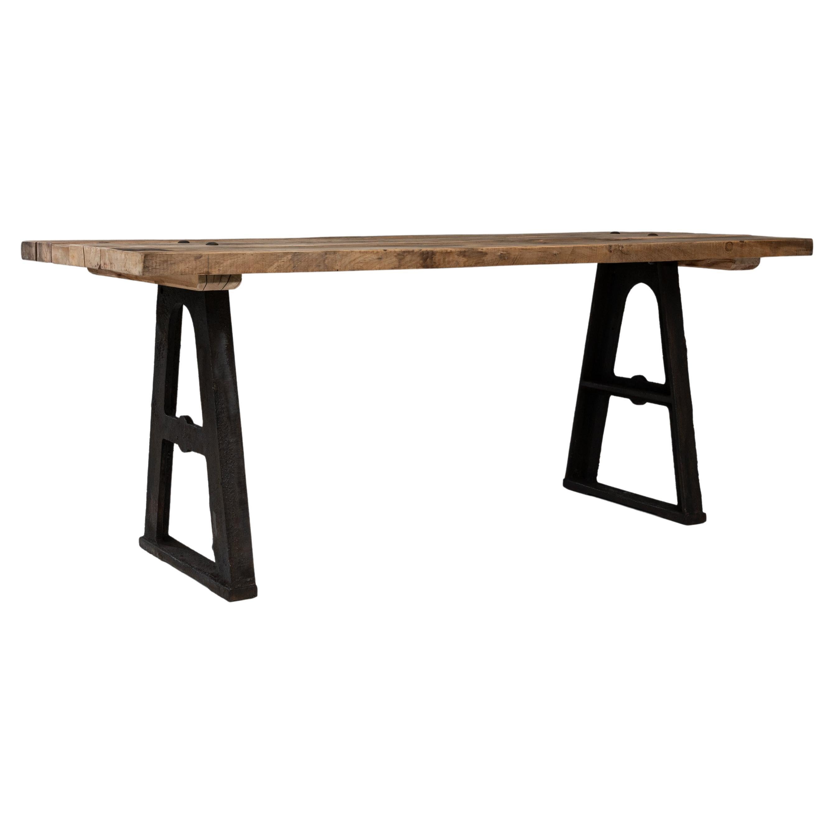 Early 20th Century French Industrial Table