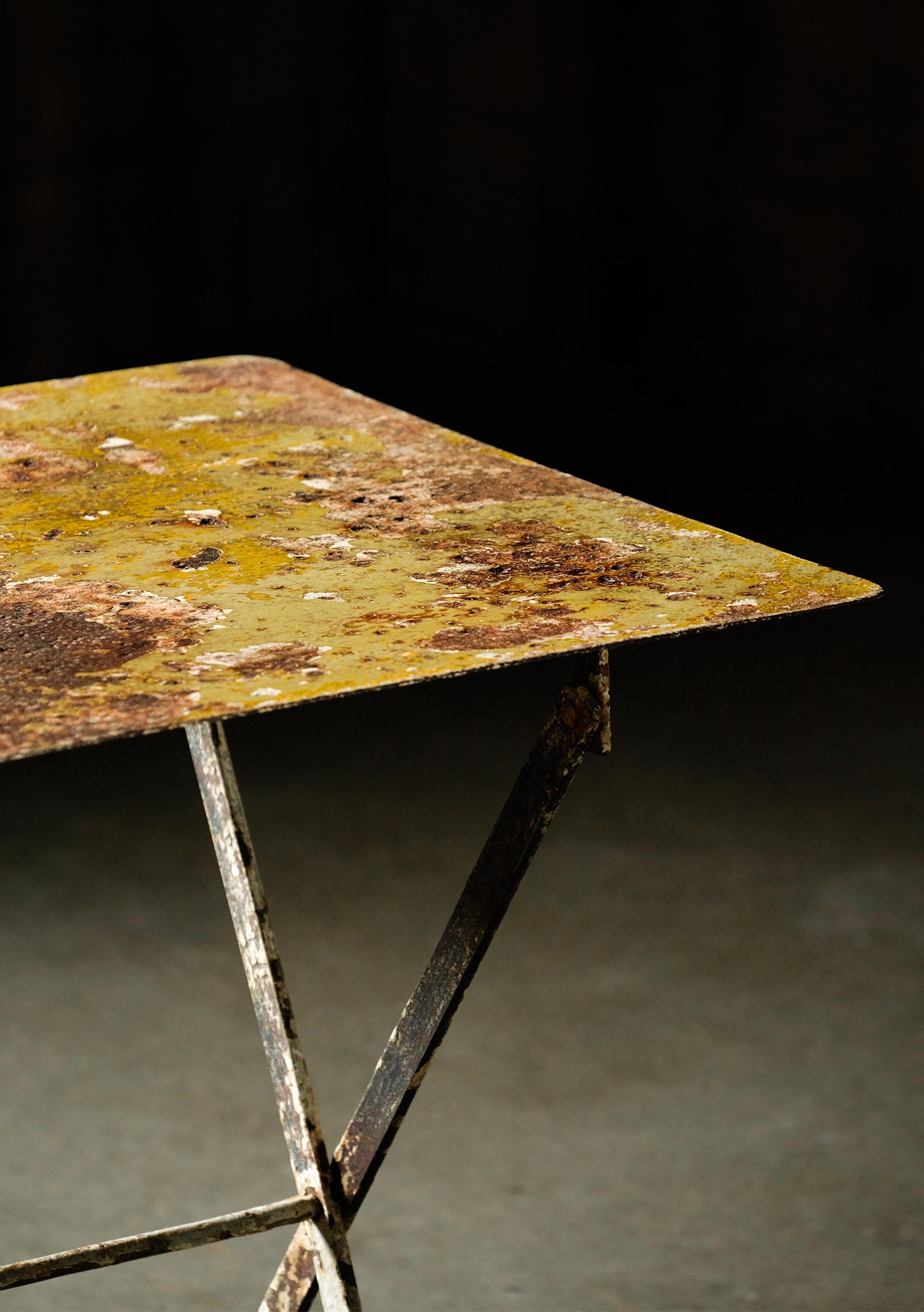 Other Early 20th Century French Iron Folding Garden Table