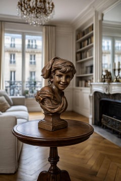 Early 20th century French Jean Baptiste Carpeaux Terracotta Laughter Sculpture