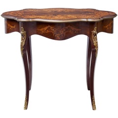 Early 20th Century French Kingwood Inlaid Centre Table