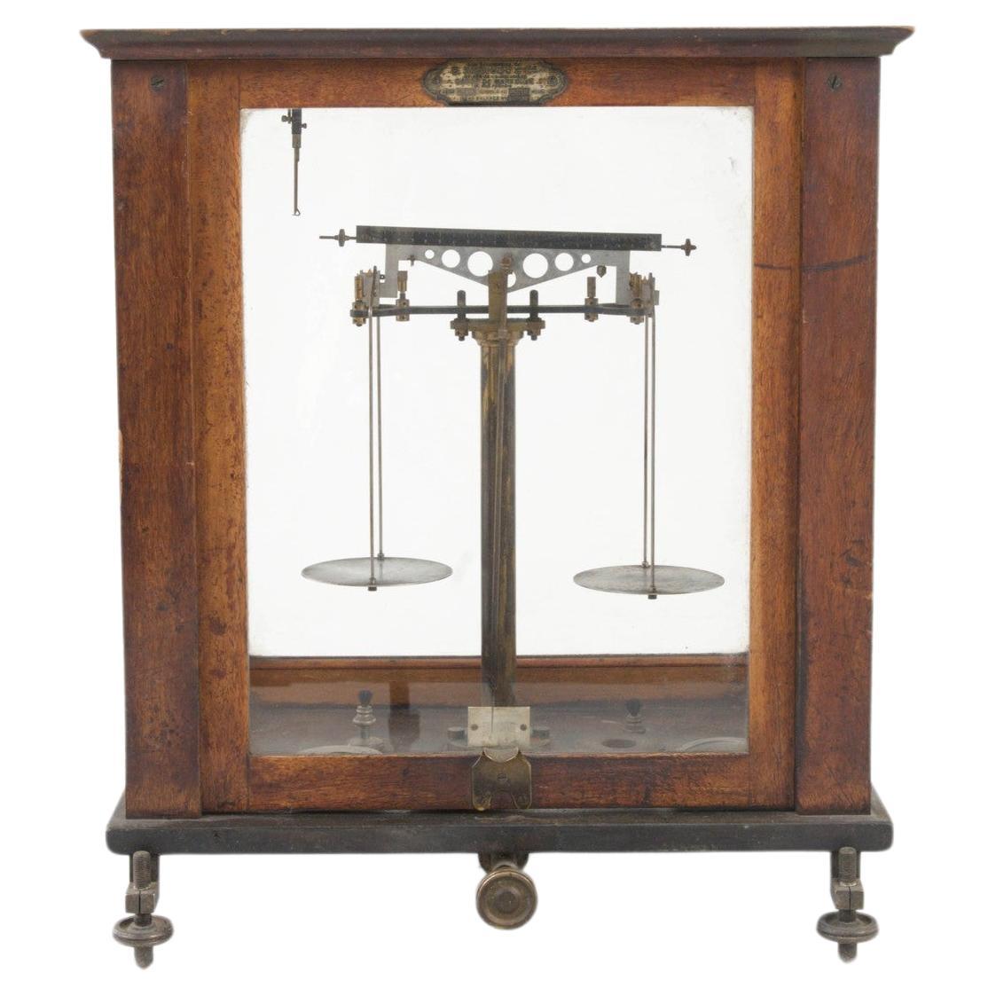 Early 20th Century French Laboratory Scale For Sale