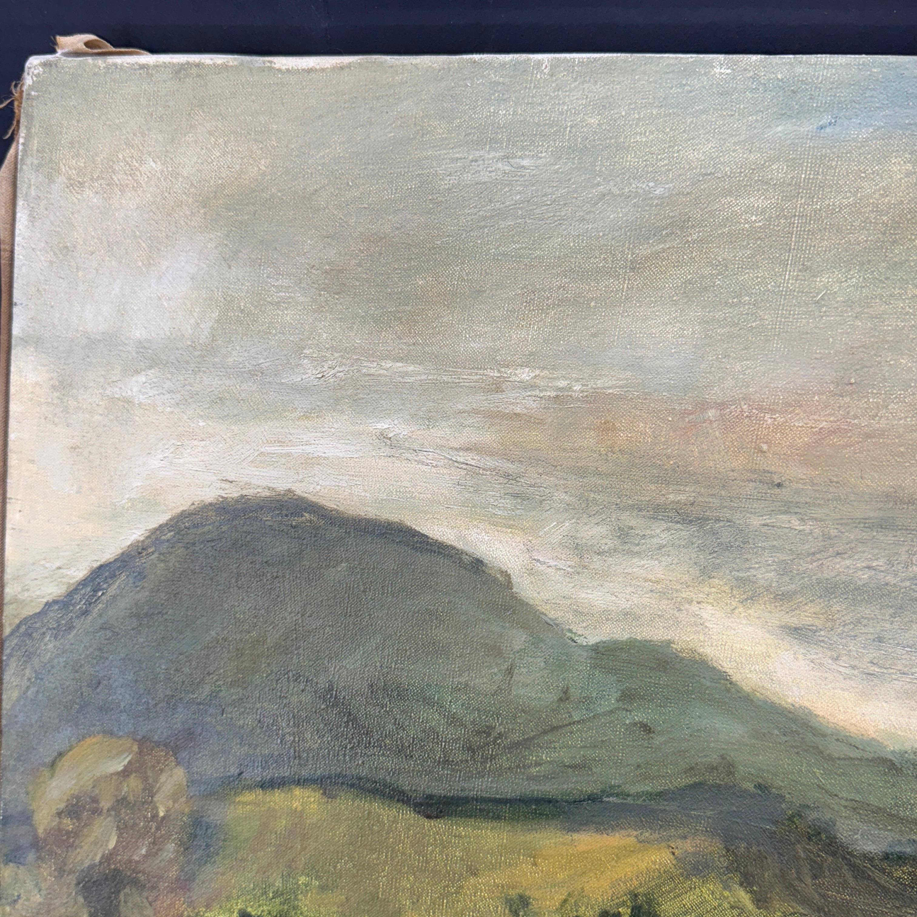 Early 20th Century French Landscape Oil Painting on Canvas 2