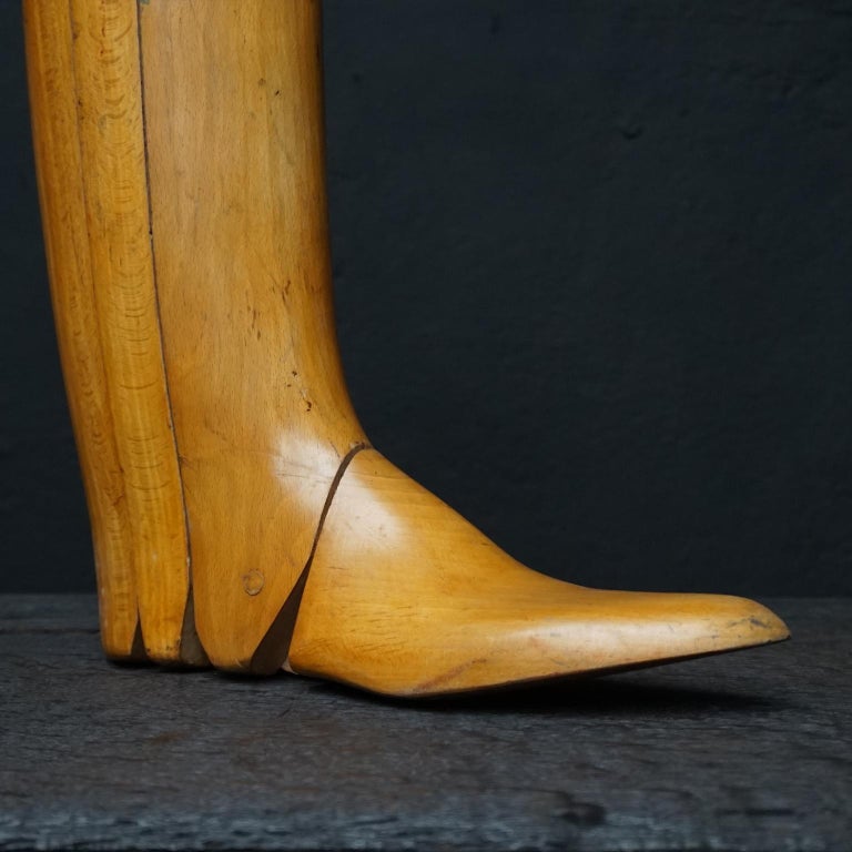 Early 20th Century French Leather Horse Riding Boots with Antique Boot ...