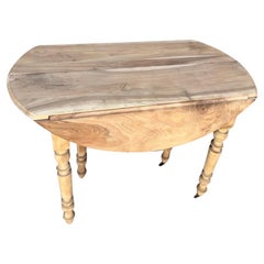 Early 20th century French Light Walnut Antique Console or Table, 1900s