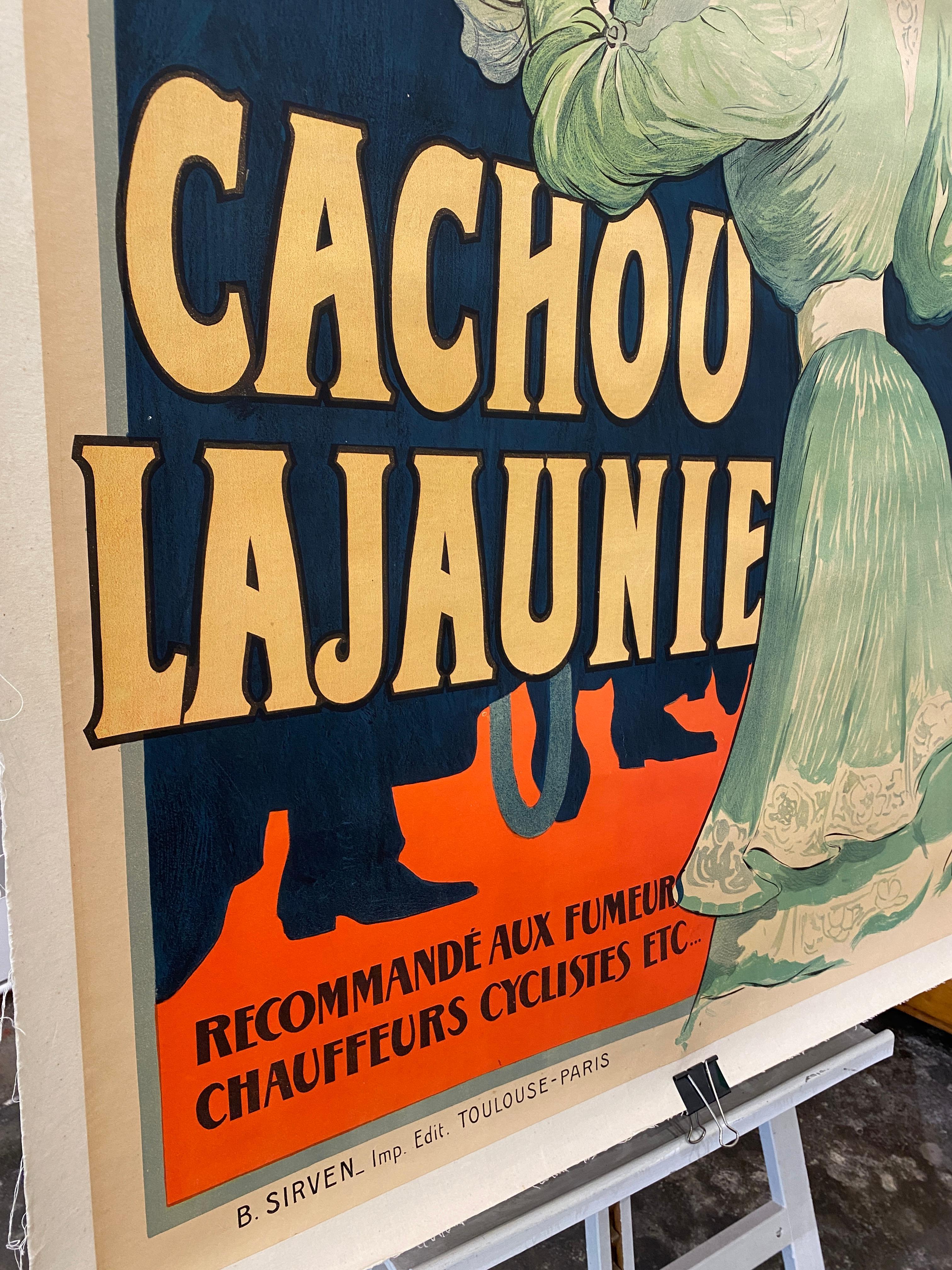 Lin Affiche lithographique française du début du XXe siècle, 